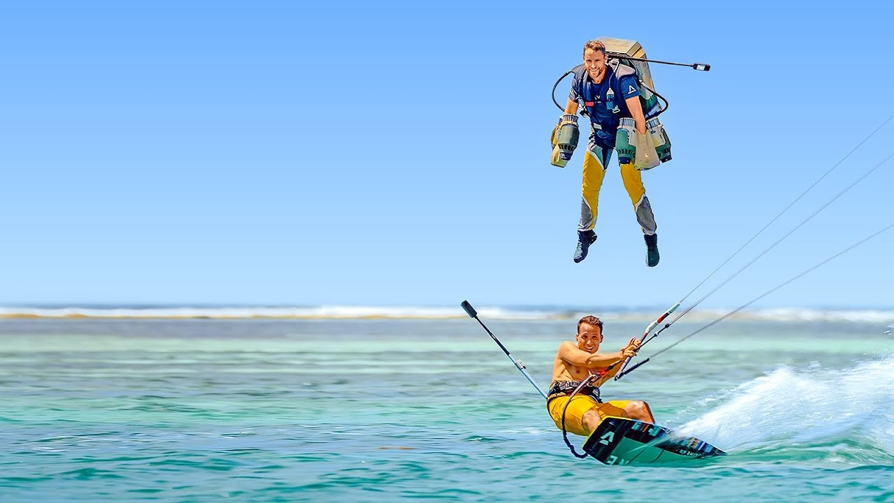 Watch French kiteboarder Jeremie Tronet and British jet suit inventor Richard Browning ride the transparent waters of St. Vincent and the Grenadines side by side.<br /><br />Video by: @insta360<br /><br />Riders: @JeremieTronet