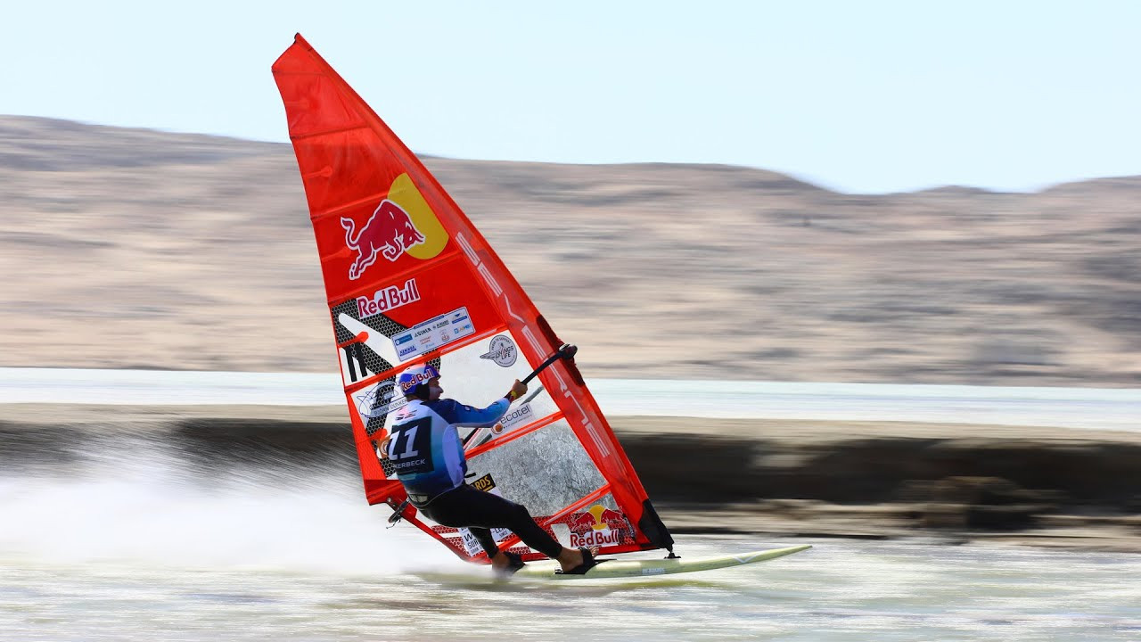 Björn Dunkerbeck has added another accolade to his legendary windsurfing career by posting his fastest ever time on the water,<br /><br />The veteran windsurfing reached a top speed of 103.67 km/h (55.97 knots or 64.41 mph) during the 20212 Lüderitz Speed Challenge in Namibia.<br /><br />Dunkerbeck is 52 years old.<br /><br />He started his career in 1986 and claimed over 100 Professional Windsurfing Association (PWA) wave and slalom titles.<br /><br />Drone Footage<br />Alex Meindl<br /><br />POV Footage<br />Björn Dunkerbeck<br /><br />Online Surf Shop<br />🏄🏻‍♂️ https://bit.ly/online-surf-shop