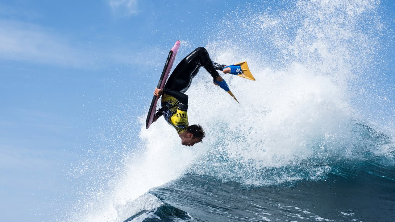 Four world bodyboarding champions paddled out for the first time at the 2021 World Cup Gran Canaria Frontón King, in Gáldar, Gran Canaria, Spain.<br /><br />Pierre-Louis Costes, Amaury Lavernhe, Tristan Roberts, and Dave Hubbard faced a local fleet of riders determined to beat the best bodyboarders on the planet.<br /><br />Local charger Borja Granados put on a superior display of wave riding with a total two-wave score of 13.60.<br /><br />Samuel Brito, Javi Domínguez, Lionel Medina, Guillermo Cobo, and Néstor Pérez also proved that the Spanish armada will not lower their guard.<br /><br />The wave of the day, though, was ridden by Javi Domínguez, earning him 8.17 points, followed closely by Isaac Rodríguez with an 8-point ride.<br /><br />El Frontón is widely recognized as one of the most challenging bodyboarding waves in the world, attracting experienced athletes from all corners of the Earth.<br /><br />It is one of the three gems located in the region's "Golden Mile," which also features La Guancha and El Agujero.<br /><br />The delta-shaped, volcanic-influenced bathymetric characteristics are similar to those found in Teahupoo (Tahiti), Arica (Chile), and Shark Island (Australia).<br /><br />El Frontón, also known locally as "La Bestia" (The Beast), produces a large mass of water that breaks and explodes over a reef and in front of a cliff.