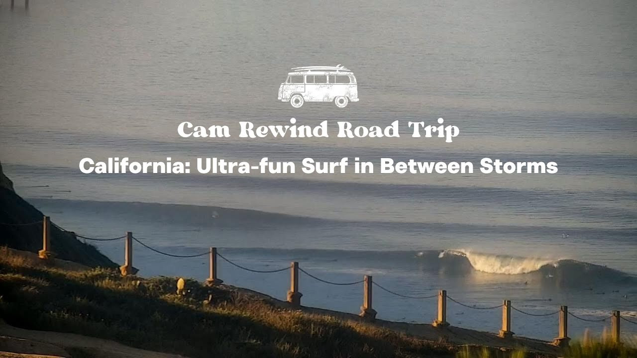 Much of the California just enjoyed a days-long run of clean, fun west swell, light winds, and a bunch of sunshine. Surfers up and down the state are still smiling, to be honest, and the lil Cam Rewind Road Trip above illustrates why.<br />We had Orange County based forecaster Matt Kibby explain what happened at the end of January. Turns out a large, complex area of low pressure over the North Pacific was the fuel for this particular fire. And even better: “The individual storms moving through the larger system took favorable tracks through the middle latitudes of the North Pacific,” Kibby said. “This made for very westerly swell for California from a great direction to get similar size into a lot of places.” (Nooks and crannies rule!)<br />Oh, and remember we said warm? Also true! Kibby confirmed why: “Strengthening high pressure over the West Coast kept those storms from trashing local conditions,” he said. “It also produced unseasonably warm weather and long windows of good wind statewide.”<br />And while run is over now, all that rain currently lashing the state will inevitably do some interesting things with sand movement. When things clean up -- and February looks pretty active -- could be worth checking that spot you’ve had your eye on.<br />-----------------------------------<br /> Subscribe: <br /> http://www.youtube.com/subscription_center?add_user=surfline<br /> <br /> Become a Surfline Premium Member: <br /> https://surfl.in/2Cd36tF<br /> ----------------------------------