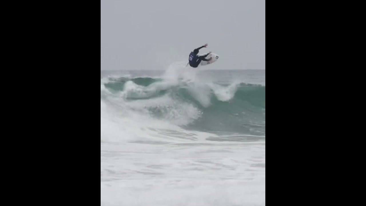 Yago Dora takes flight to toss himself into the Finals at Lowers.