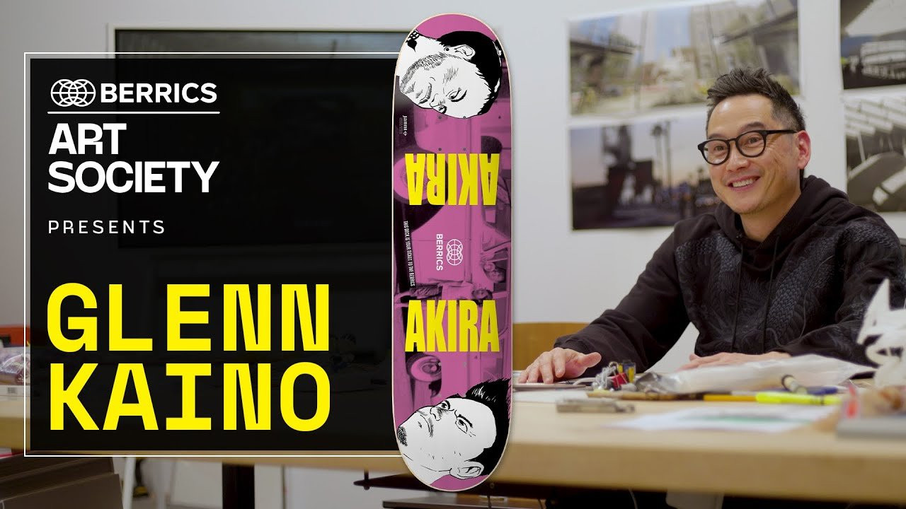 The Berrics Art Society is proud to present our featured artist, Glenn Kaino. Glenn Akira Kaino is a Japanese American conceptual artist who has used his upbringing as an “off brand skateboard kid” to create meaningful bodies of art that make a statement. Inspired by the tensions of society, new ideas that haven’t been explored, and his own personal history, Glenn’s work has made significant impacts in the art world. Kaino is proud to tell a story with every piece he creates and hi current show, Aki's Market at Los Angeles’ JANM, explores his family relationships and his own upbringing that shaped who is is today.<br /><br />Combining the artist's childhood love for skateboarding with the influential imagery of Katsuhiro Otomo's animated film Akira, The Berrics and Glenn created one-of-a-kind deck that similarly combines Kaino's past experience with the present and future, as explored in the museum exhibition. Kaino's experiences on the board helped shape his art career and world view.<br /><br />With a purchase of Glenn’s Akira deck you will be invited to a private skate session at the world famous Berrics Skatepark in LA on September 16th, 2023 with Glenn, as well as exclusive access to his show.<br /><br />Get one while supplies last!<br /><br />https://canteen.theberrics.com/products/glenn-kaino-akis-market-deck<br /><br />Subscribe to The Berrics: http://bit.ly/TheBerricsYoutube<br /><br />The Berrics is one of the world's largest skateboarding media companies founded by professional skateboarders Steve Berra and Eric Koston in December of 2007 that covers skate news, video parts, contests, music, culture, and more. Berra + Eric = Berrics<br /><br />With over 10,000 skateboarding videos under their belt, including Battle at The Berrics, Do A Kickflip and Life on Video, The Berrics is not only one of the most popular online platforms in skate culture but one of the most famous skate spots in the world. Tune in regularly to watch videos with @TonyHawk, @Prod84skate, @nyjah, Yuto Horigome, Rayssa Leal and many more.<br /><br />Subscribe to The Berrics: http://bit.ly/TheBerricsYoutube<br /><br />Daily Videos and More: http://theberrics.com<br />Shop our Online Store: https://canteen.theberrics.com/<br />Follow The Berrics on Instagram: http://instagram.com/berrics<br />Follow The Berrics on TikTok: https://www.tiktok.com/@berrics?<br />Follow The Berrics on Facebook: http://fb.com/berrics<br />Follow The Berrics on Twitter: http://twitter.com/berrics<br /><br />#Skateboarding #Berrics #TheBerrics #SkateboardingIsFun