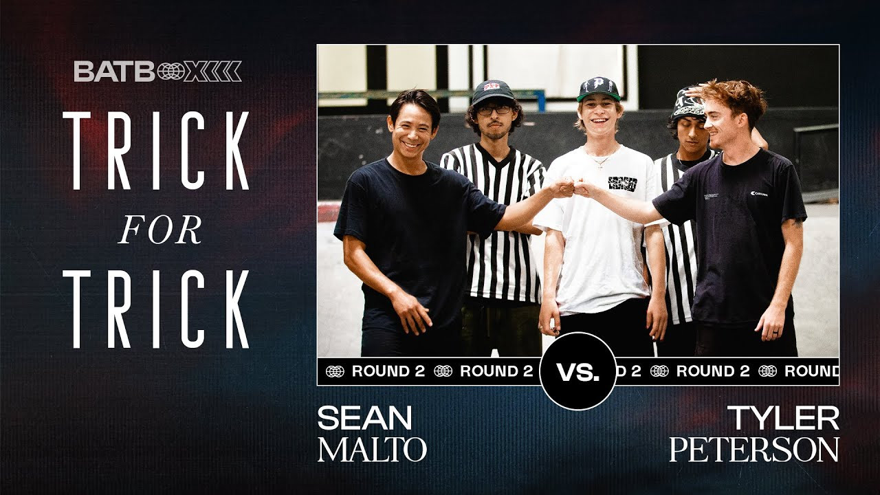 Sean Malto has seen his fair share of BATB games, but he's never made it to finals night. Tyler Peterson, on the other hand, made it all the way to the Championship Battle in his first ever BATB last year. So will the seasoned pro teach the hungry am something new? Or will the young gun show Sean how it's done under pressure? Sit down with Sean and Tyler as they share their thoughts on their upcoming battle and attempt to teach each other a new move in 'Trick For Trick!'<br /><br />Autographed Round 2 BATB 13: Freedom Finals Night Boards are now available in The Canteen!<br /><br />https://canteen.theberrics.com/collections/batb-13<br /><br />Make sure you tune into Sean Malto vs Tyler Peterson premiering this Sunday at 8am!<br /><br />The Berrics is one of the world's largest skateboarding media companies founded by professional skateboarders Steve Berra and Eric Koston in December of 2007 that covers skate news, video parts, contests, music, culture, and more. Berra + Eric = Berrics<br /><br />With over 10,000 skateboarding videos under their belt, including Battle at The Berrics, Do A Kickflip and Life on Video, The Berrics is not only one of the most popular online platforms in skate culture but one of the most famous skate spots in the world. Tune in regularly to watch videos with @TonyHawk, @Prod84skate, @nyjah,Yuto Horigome, Rayssa Leal and many more.<br /><br />Subscribe to The Berrics: http://bit.ly/TheBerricsYoutube<br /><br />Daily Videos and More: http://theberrics.com<br />Shop our Online Store: https://canteen.theberrics.com/<br />Follow The Berrics on Instagram: http://instagram.com/berrics<br />Follow The Berrics on TikTok: https://www.tiktok.com/@berrics?<br />Follow The Berrics on Facebook: http://fb.com/berrics<br />Follow The Berrics on Twitter: http://twitter.com/berrics<br /><br />#Skateboarding #Berrics #TheBerrics #SkateboardingIsFun
