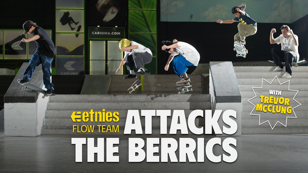 We put Trevor McClung on babysitting duty as the Etnies Flow Team riders tore The Berrics a new one. Grab a juice box and watch in awe as Wyatt Hammond (9), Gabriel Lavallee (12), Gnarls Rosen (12), and Trae Montgomery (13) hammer out a handful of first try bangers on the A-frame, 7 stair, and 10 stair just before nap time. It's safe to say the future of skateboarding is in good hands...<br /><br /><br /><br />Subscribe to The Berrics: http://bit.ly/TheBerricsYoutube<br /><br />The Berrics is one of the world's largest skateboarding media companies founded by professional skateboarders Steve Berra and Eric Koston in December of 2007 that covers skate news, video parts, contests, music, culture, and more. Berra + Eric = Berrics<br /><br />With over 10,000 skateboarding videos under their belt, including Battle at The Berrics, Do A Kickflip and Life on Video, The Berrics is not only one of the most popular online platforms in skate culture but one of the most famous skate spots in the world. Tune in regularly to watch videos with @TonyHawk, @Prod84skate, @nyjah, Yuto Horigome, Rayssa Leal and many more.<br /><br />Daily Videos and More: http://theberrics.com<br />Shop our Online Store: https://canteen.theberrics.com/<br />Follow The Berrics on Instagram: http://instagram.com/berrics<br />Follow The Berrics on TikTok: https://www.tiktok.com/@berrics?<br />Follow The Berrics on Facebook: http://fb.com/berrics<br />Follow The Berrics on Twitter: http://twitter.com/berrics<br /><br />#Skateboarding #Berrics #TheBerrics #SkateboardingIsFun