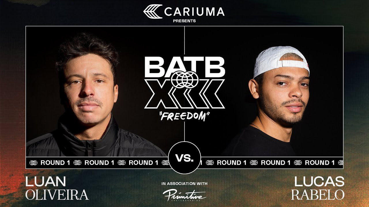 We have officially reached the end of Round 1 in BATB 13: Freedom, presented by Cariuma @cariumabrand! BATB 11 Champion Luan Oliveira faces fellow Brazilian and Cariuma teammate Lucas Rabelo to end Round 1 with a bang! <br /><br />Exclusive BATB 13: Freedom Finals Night Ticket Boards autographed by Luan Oliveira and Lucas Rabelo now available in The Canteen!<br /><br />https://canteen.theberrics.com/collections/batb-13<br /><br />Special thanks to Cariuma and @Primitiveskateboarding<br /><br />Opening Animation By: David Doran https://www.instagram.com/daviddoran_<br /><br />Subscribe to The Berrics: http://bit.ly/TheBerricsYoutube<br /><br />The Berrics is one of the world's largest skateboarding media companies founded by professional skateboarders Steve Berra and Eric Koston in December of 2007 that covers skate news, video parts, contests, music, culture, and more. Berra + Eric = Berrics<br /><br />With over 10,000 skateboarding videos under their belt, including Battle at The Berrics, Do A Kickflip and Life on Video, The Berrics is not only one of the most popular online platforms in skate culture but one of the most famous skate spots in the world. Tune in regularly to watch videos with @TonyHawk, @Prod84skate, @nyjah, Yuto Horigome, Rayssa Leal and many more.<br /><br />Subscribe to The Berrics: http://bit.ly/TheBerricsYoutube<br /><br />Daily Videos and More: http://theberrics.com<br />Shop our Online Store: https://canteen.theberrics.com/<br />Follow The Berrics on Instagram: http://instagram.com/berrics<br />Follow The Berrics on TikTok: https://www.tiktok.com/@berrics?<br />Follow The Berrics on Facebook: http://fb.com/berrics<br />Follow The Berrics on Twitter: http://twitter.com/berrics<br /><br />#Skateboarding #Berrics #TheBerrics #SkateboardingIsFun