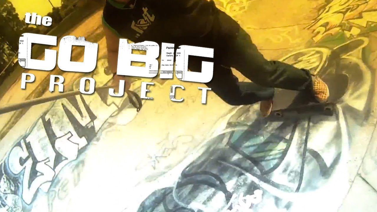 Some of the Go Big crew filming a skate session in Santa Cruz, California.