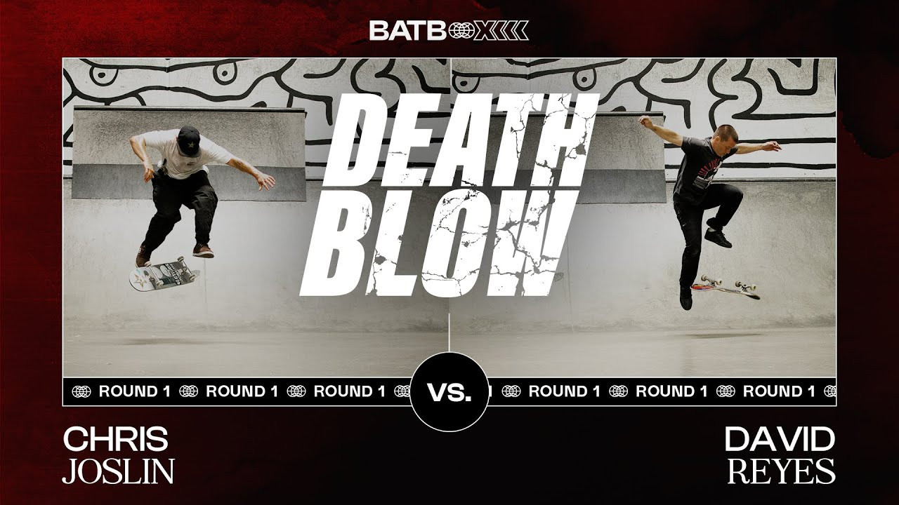 Chris Joslin is sticking to an old faithful Death Blow while David Reyes is hoping for a gentlemen's game without any surprise daggers. Get the low down on how these two are feeling for their upcoming BATB 13: Freedom game in today's 'Death Blow!'<br /><br />Come to Finals Night with the purchase of an exclusive BATB 13: Freedom Finals Night Ticket Board autographed by Chris Joslin or David Reyes, now available in The Canteen!<br /><br />https://canteen.theberrics.com/collections/batb-13<br /> <br />Subscribe to The Berrics: http://bit.ly/TheBerricsYoutube<br /><br />The Berrics is one of the world's largest skateboarding media companies founded by professional skateboarders Steve Berra and Eric Koston in December of 2007 that covers skate news, video parts, contests, music, culture, and more. Berra + Eric = Berrics<br /><br />With over 10,000 skateboarding videos under their belt, including Battle at The Berrics, Do A Kickflip and Life on Video, The Berrics is not only one of the most popular online platforms in skate culture but one of the most famous skate spots in the world. Tune in regularly to watch videos with @TonyHawk, @Prod84skate, @nyjah , Yuto Horigome, Rayssa Leal and many more.<br /><br />Subscribe to The Berrics: http://bit.ly/TheBerricsYoutube<br /><br />Daily Videos and More: http://theberrics.com<br />Shop our Online Store: https://canteen.theberrics.com/<br />Follow The Berrics on Instagram: http://instagram.com/berrics<br />Follow The Berrics on TikTok: https://www.tiktok.com/@berrics?<br />Follow The Berrics on Facebook: http://fb.com/berrics<br />Follow The Berrics on Twitter: http://twitter.com/berrics<br /><br />#Skateboarding #Berrics #TheBerrics #SkateboardingIsFun