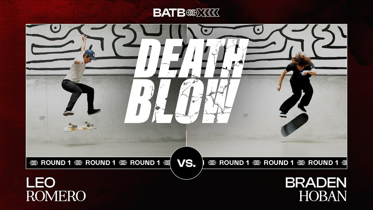 Leo Romero and Braden Hoban might play a friendly game of S.K.A.T.E. everyday, but Battle At The Berrics is anything but friendly. Find out what daggers these dudes are planning on throwing out in their upcoming battle in today’s ‘Death Blow.’ Will Leo get to his nollie backside 360 heelflip before the young hot shot's nollie frontside 360 kickflip? Find out this Saturday as BATB 13: Freedom, presented by Cariuma, continues. <br /><br />Come to Finals Night with the purchase of a commemorative BATB13: Freedom Finals Night Ticket Board now available in The Canteen!<br /><br />https://canteen.theberrics.com/collections/batb-13<br /><br />Subscribe to The Berrics: http://bit.ly/TheBerricsYoutube<br /><br />The Berrics is one of the world's largest skateboarding media companies founded by professional skateboarders Steve Berra and Eric Koston in December of 2007 that covers skate news, video parts, contests, music, culture, and more. Berra + Eric = Berrics<br /><br />With over 10,000 skateboarding videos under their belt, including Battle at The Berrics, Do A Kickflip and Life on Video, The Berrics is not only one of the most popular online platforms in skate culture but one of the most famous skate spots in the world. Tune in regularly to watch videos with @tonyhawk , @Prod84skate , @nyjah , Yuto Horigome, Rayssa Leal and many more.<br /><br />Subscribe to The Berrics: http://bit.ly/TheBerricsYoutube<br /><br />Daily Videos and More: http://theberrics.com<br />Shop our Online Store: https://canteen.theberrics.com/<br />Follow The Berrics on Instagram: http://instagram.com/berrics<br />Follow The Berrics on TikTok: https://www.tiktok.com/@berrics?<br />Follow The Berrics on Facebook: http://fb.com/berrics<br />Follow The Berrics on Twitter: http://twitter.com/berrics<br /><br />#Skateboarding #Berrics #TheBerrics #SkateboardingIsFun