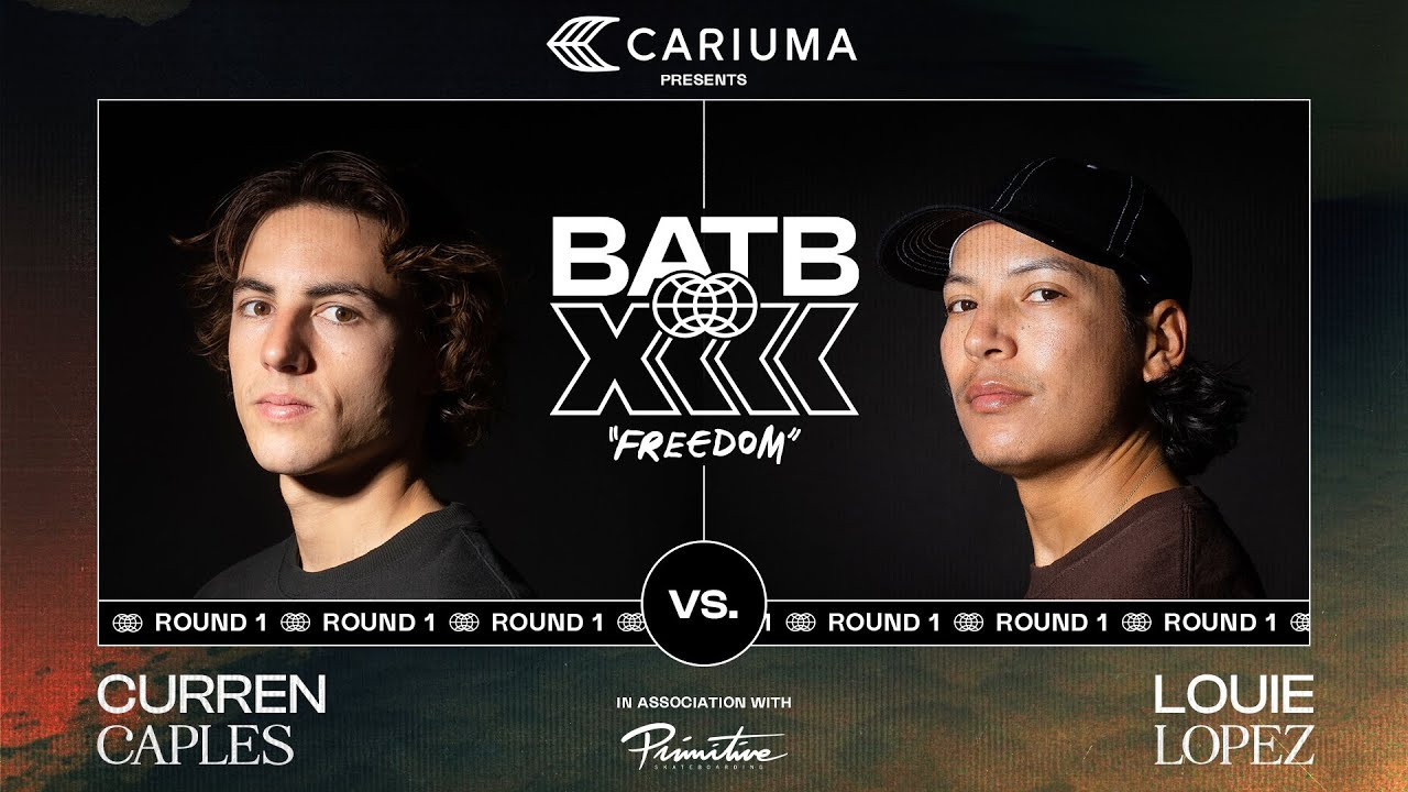 Curren Caples steps into his first BATB against life-long friend Louie Lopez in Round 1 of Battle At The Berrics 13: Freedom, presented by Cariuma @cariumabrand<br /><br />Commemorative BATB 13 Finals Night Ticket Boards are now available in The Canteen! <br /><br />https://canteen.theberrics.com/collections/batb-13<br /><br />Special thanks to Cariuma and @Primitiveskateboarding <br /><br />Opening Animation By: David Doran https://www.instagram.com/daviddoran_<br /><br />Subscribe to The Berrics: http://bit.ly/TheBerricsYoutube<br /><br />The Berrics is one of the world's largest skateboarding media companies founded by professional skateboarders Steve Berra and Eric Koston in December of 2007 that covers skate news, video parts, contests, music, culture, and more. Berra + Eric = Berrics<br /><br />With over 10,000 skateboarding videos under their belt, including Battle at The Berrics, Do A Kickflip and Life on Video, The Berrics is not only one of the most popular online platforms in skate culture but one of the most famous skate spots in the world. Tune in regularly to watch videos with @TonyHawk, @Prod84skate, @nyjah, Yuto Horigome, Rayssa Leal and many more.<br /><br />Subscribe to The Berrics: http://bit.ly/TheBerricsYoutube<br /><br />Daily Videos and More: http://theberrics.com<br />Shop our Online Store: https://canteen.theberrics.com/<br />Follow The Berrics on Instagram: http://instagram.com/berrics<br />Follow The Berrics on TikTok: https://www.tiktok.com/@berrics?<br />Follow The Berrics on Facebook: http://fb.com/berrics<br />Follow The Berrics on Twitter: http://twitter.com/berrics<br /><br />#Skateboarding #Berrics #TheBerrics #SkateboardingIsFun