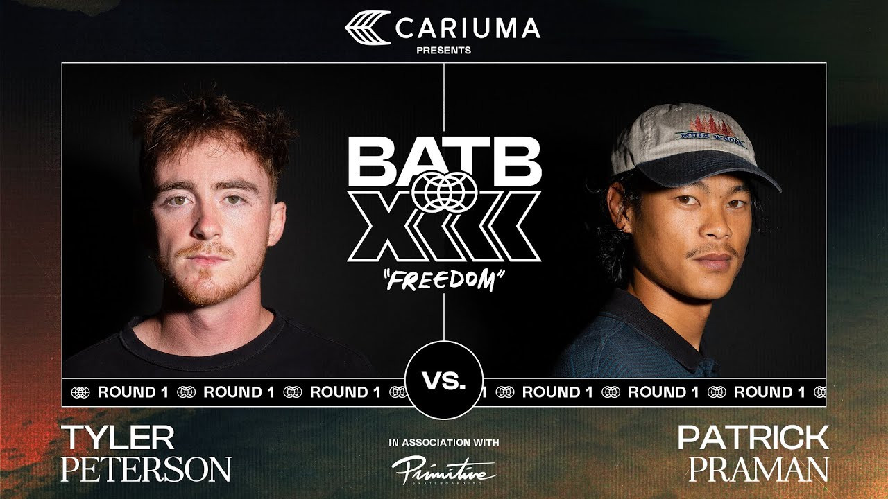 The BATB 12 runner-up Tyler Peterson returns to the battlefield to face the freshly turned Real Skateboards Pro Patrick Praman in Round 1 of Battle At The Berrics 13: Freedom, presented by @cariumabrand.<br /><br />Exclusive BATB 13 Finals Night Ticket Boards autographed by Tyler and Patrick are now available in The Canteen.<br /><br />https://canteen.theberrics.com/collections/batb-13<br /><br />Special thanks to Cariuma and @Primitiveskateboarding <br /><br />Opening Animation By: David Doran https://www.instagram.com/daviddoran_<br /><br />Subscribe to The Berrics: http://bit.ly/TheBerricsYoutube<br /><br />The Berrics is one of the world's largest skateboarding media companies founded by professional skateboarders Steve Berra and Eric Koston in December of 2007 that covers skate news, video parts, contests, music, culture, and more. Berra + Eric = Berrics<br /><br />With over 10,000 skateboarding videos under their belt, including Battle at The Berrics, Do A Kickflip and Life on Video, The Berrics is not only one of the most popular online platforms in skate culture but one of the most famous skate spots in the world. Tune in regularly to watch videos with @TonyHawk, @Prod84skate, @nyjah, Yuto Horigome, Rayssa Leal and many more.<br /><br />Subscribe to The Berrics: http://bit.ly/TheBerricsYoutube<br /><br />Daily Videos and More: http://theberrics.com<br />Shop our Online Store: https://canteen.theberrics.com/<br />Follow The Berrics on Instagram: http://instagram.com/berrics<br />Follow The Berrics on TikTok: https://www.tiktok.com/@berrics?<br />Follow The Berrics on Facebook: http://fb.com/berrics<br />Follow The Berrics on Twitter: http://twitter.com/berrics<br /><br />#Skateboarding #Berrics #TheBerrics #SkateboardingIsFun