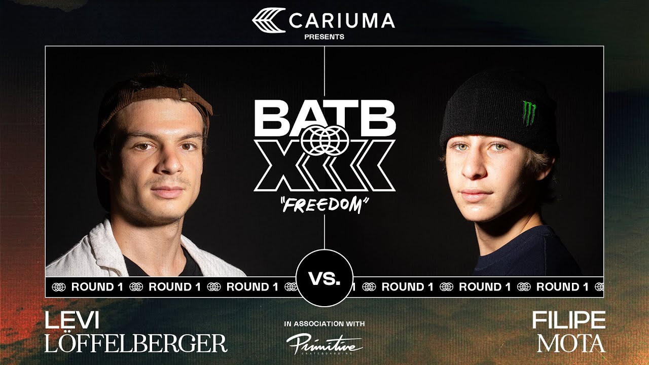 Filipe Mota returns for his second Battle At The Berrics to take on BATB Fight Night Winner Levi Löffelberger in BATB 13: Freedom, presented by Cariuma @cariumabrand.<br /><br />Exclusive BATB 13 Finals Night Ticket Boards autographed by Filipe Mota and Levi Löffelberger are available in The Canteen!<br /><br />https://canteen.theberrics.com/collections/batb-13<br /><br />Special thanks to Cariuma and @Primitiveskateboarding<br /><br />Opening Animation By: David Doran<br />https://www.instagram.com/daviddoran_<br /><br />Subscribe to The Berrics: http://bit.ly/TheBerricsYoutube<br /><br />The Berrics is one of the world's largest skateboarding media companies founded by professional skateboarders Steve Berra and Eric Koston in December of 2007 that covers skate news, video parts, contests, music, culture, and more. Berra + Eric = Berrics<br /><br />With over 10,000 skateboarding videos under their belt, including Battle at The Berrics, Do A Kickflip and Life on Video, The Berrics is not only one of the most popular online platforms in skate culture but one of the most famous skate spots in the world. Tune in regularly to watch videos with @TonyHawk, @Prod84skate, @nyjah, Yuto Horigome, Rayssa Leal and many more.<br /><br />Subscribe to The Berrics: http://bit.ly/TheBerricsYoutube<br /><br />Daily Videos and More: http://theberrics.com<br />Shop our Online Store: https://canteen.theberrics.com/<br />Follow The Berrics on Instagram: http://instagram.com/berrics<br />Follow The Berrics on TikTok: https://www.tiktok.com/@berrics?<br />Follow The Berrics on Facebook: http://fb.com/berrics<br />Follow The Berrics on Twitter: http://twitter.com/berrics<br /><br />#Skateboarding #Berrics #TheBerrics #SkateboardingIsFun