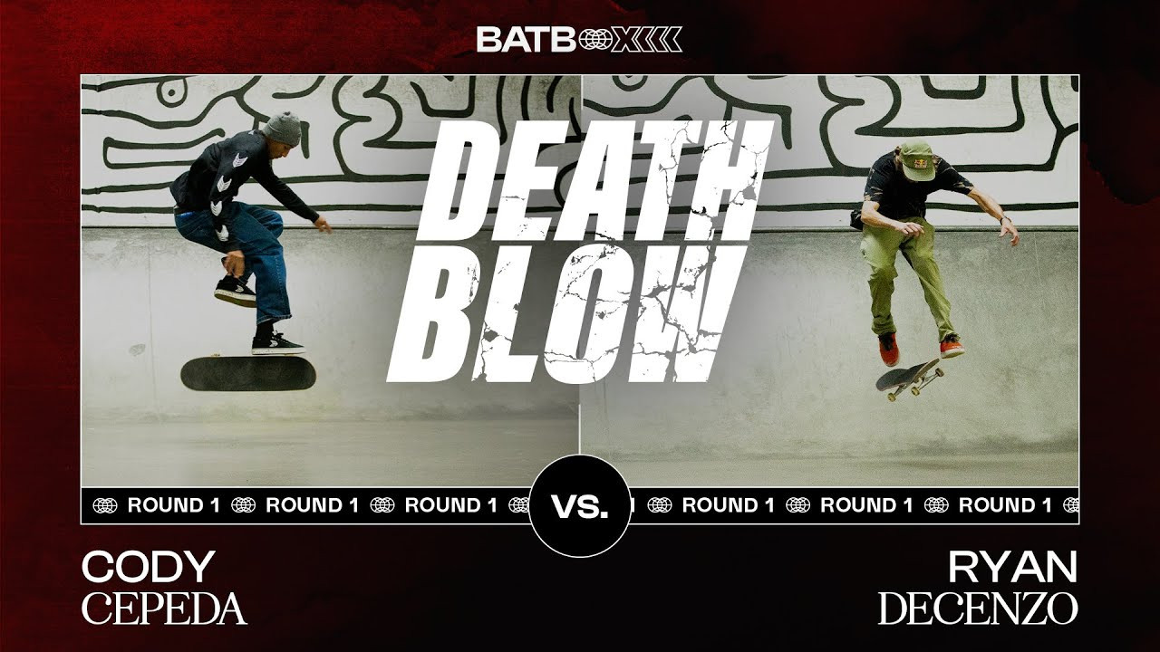 Let’s be honest, no one wants to face BATB 7 Champion Cody Cepeda in the first round… but Ryan Decenzo is always down for a challenge. Sit down with Ryan and Cody to hear their thoughts and see what daggers they might have hidden up their sleeve for this Saturday’s BATB 13: Freedom Battle in today's Death Blow.<br /><br />Exclusive autographed Round 1 BATB 13: Freedom Boards signed by Cody Cepeda and Ryan Decenzo are now available in The Canteen. These boards are your tickets to Finals Night!<br /><br />https://canteen.theberrics.com/collections/batb-13<br /><br />Subscribe to The Berrics: http://bit.ly/TheBerricsYoutube<br /><br />The Berrics is one of the world's largest skateboarding media companies founded by professional skateboarders Steve Berra and Eric Koston in December of 2007 that covers skate news, video parts, contests, music, culture, and more. Berra + Eric = Berrics<br /><br />With over 10,000 skateboarding videos under their belt, including Battle at The Berrics, Do A Kickflip and Life on Video, The Berrics is not only one of the most popular online platforms in skate culture but one of the most famous skate spots in the world. Tune in regularly to watch videos with @TonyHawk, @Prod84skate, @nyjah, Yuto Horigome, Rayssa Leal and many more.<br /><br />Subscribe to The Berrics: http://bit.ly/TheBerricsYoutube<br /><br />Daily Videos and More: http://theberrics.com<br />Shop our Online Store: https://canteen.theberrics.com/<br />Follow The Berrics on Instagram: http://instagram.com/berrics<br />Follow The Berrics on TikTok: https://www.tiktok.com/@berrics?<br />Follow The Berrics on Facebook: http://fb.com/berrics<br />Follow The Berrics on Twitter: http://twitter.com/berrics<br /><br />#Skateboarding #Berrics #TheBerrics #SkateboardingIsFun