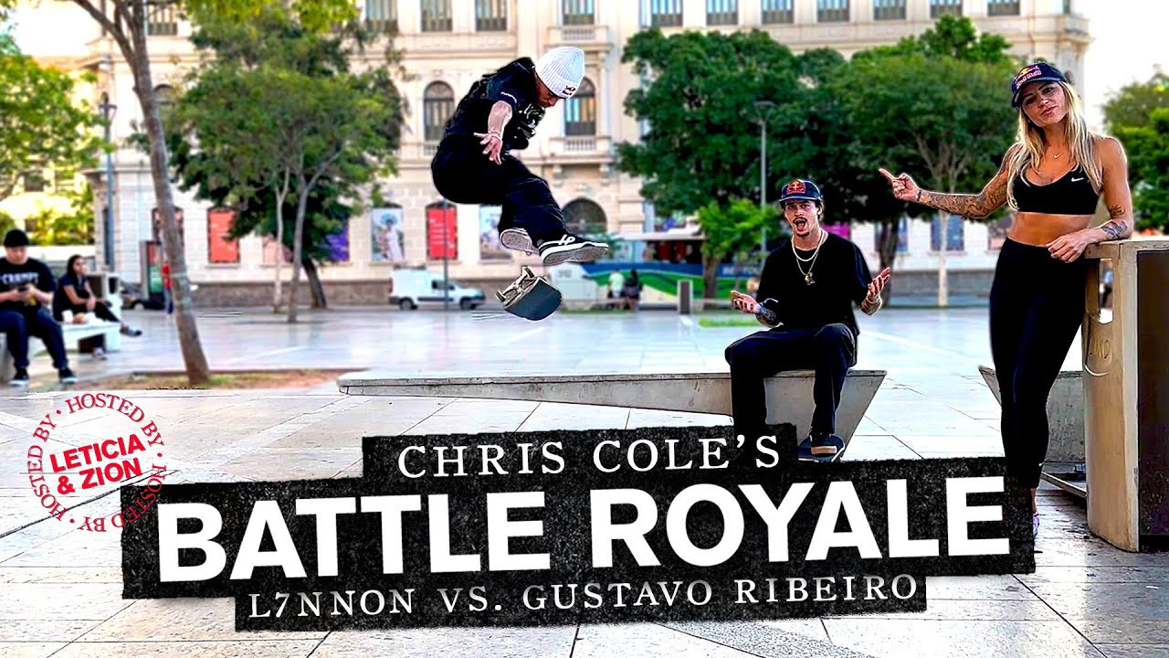 In this special episode of Chris Cole’s Battle Royale The Berrics takes you to Rio De Janeiro, Brazil during the first ever @RedBullSkateboarding Rio Conquest. Before we hit the course we ran into Brazilian superstar @L7NNON1994, @LeticiaBufoniSilva, Gustavo Ribeiro, and Zion Wright and put their crew to work at the world famous Maua Plaza. Watch L7NNON and Gustavo battle for their trick and be sure to tune into TheBerrics.com on Sunday, May 28th at 6:00AM PST to watch the live stream of the Red Bull Rio Conquest.<br /><br />Subscribe to The Berrics: http://bit.ly/TheBerricsYoutube<br /><br />The Berrics is one of the world's largest skateboarding media companies founded by professional skateboarders Steve Berra and Eric Koston in December of 2007 that covers skate news, video parts, contests, music, culture, and more. Berra + Eric = Berrics<br /><br />With over 10,000 skateboarding videos under their belt, including Battle at The Berrics, Do A Kickflip and Life on Video, The Berrics is not only one of the most popular online platforms in skate culture but one of the most famous skate spots in the world. Tune in regularly to watch videos with @TonyHawk, @Prod84skate, @nyjah, Yuto Horigome, Rayssa Leal and many more<br />Subscribe to The Berrics: http://bit.ly/TheBerricsYoutube<br /><br />Daily Videos and More: http://theberrics.com<br />Shop our Online Store: https://canteen.theberrics.com/<br />Follow The Berrics on Instagram: http://instagram.com/berrics<br />Follow The Berrics on TikTok: https://www.tiktok.com/@berrics?<br />Follow The Berrics on Facebook: http://fb.com/berrics<br />Follow The Berrics on Twitter: http://twitter.com/berrics<br /><br />#Skateboarding #Berrics #TheBerrics #SkateboardingIsFun