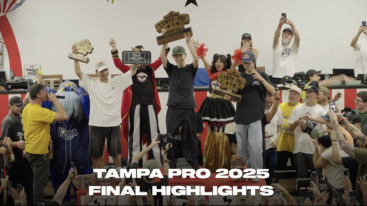 Check out the highlights from the main event at Tampa Pro 2025, featuring finalist Julian Christianson, Vincent Milou, Felipe Gustavo, Richard Tury, Kelvin Hoefler, Jhancarlos Gonzalez, Jake Ilardi, Micky Papa, Kairi Netsuke, Angelo Caro, Yuto Horigome, and Sora Shirai. #skateboarding #platfrm<br /><br />Subscribe to the Platfrm channel!<br />https://bit.ly/4aScSzM<br /><br />Follow us on:<br />TikTok: https://www.tiktok.com/@the_platfrm<br />Instagram: http://instagram.com/theplatfrm<br />Facebook: http://facebook.com/theplatfrm<br />Twitter: http://twitter.com/the_platfrm