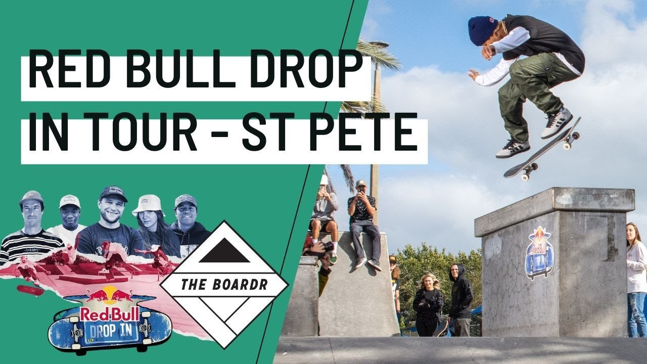 We're in the thick of this year's tour and now headed to Daytona and Tallahassee. Here's a sample of St Pete's stop. Full details here: https://theboardr.com/events_type/41/Red_Bull_Drop_In_Tour_With_Jamie_Foy_and_Friends