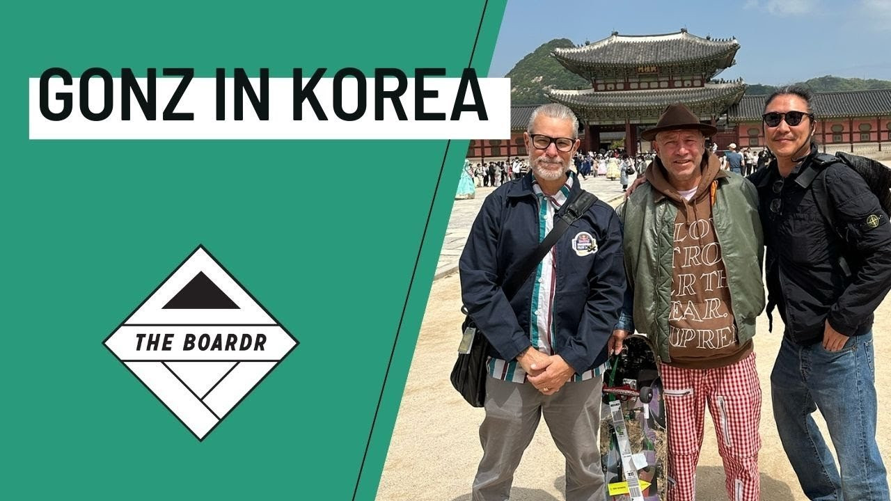 Behold! Mark Gonzales! I got to take a trip with Mark to Seoul, South Korea. It was the first time for both of us. Rolling with Mark through a city is just what you think it would be...spontaneous, fun, and playful. Mark lives in the moment and does what he wants. But he's also ready to get down to business when it's time to work. The media really showed up for the opening of the Mark Gonzaels pop-up store. <br /><br />- Ryan Clements