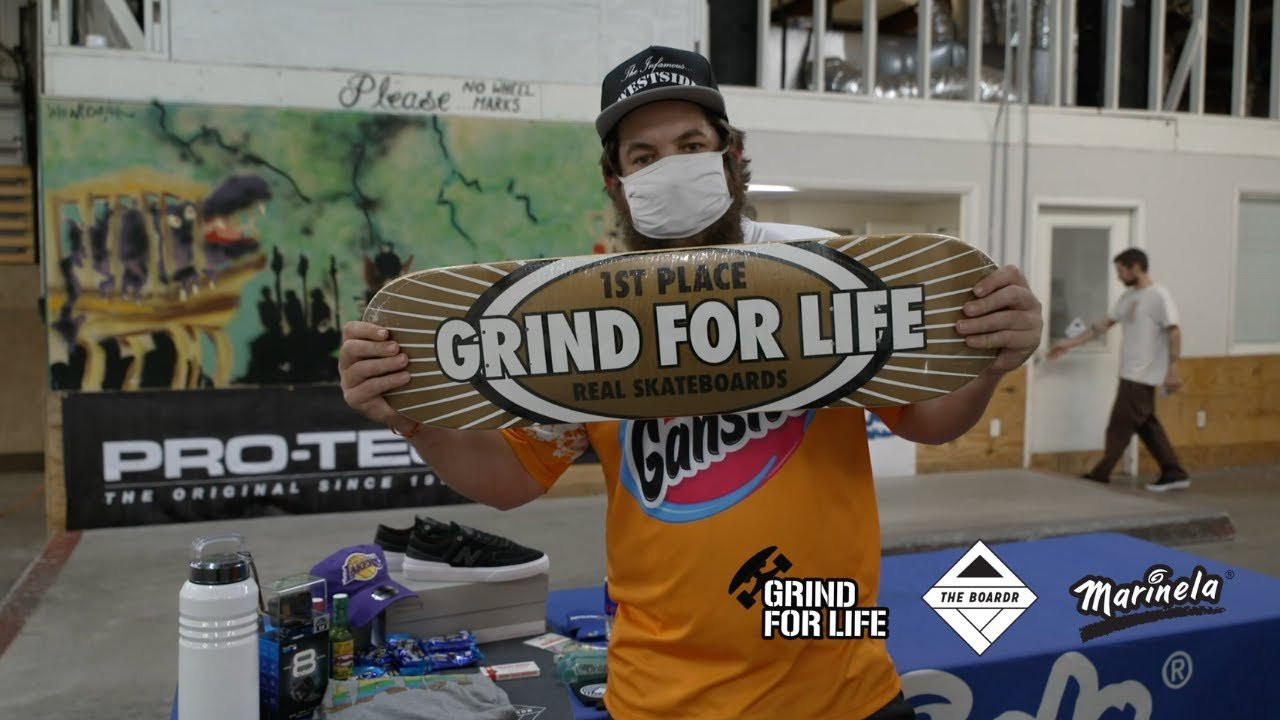 Scotty The Body Conley goes through some of the stuff you might find in your GFL Series Prize Packs. Get the full details on when the next one is at https://gflseries.com.<br /><br />Thanks to all our GFL Sponsors: Marinela, Grind for Life, New Balance Numeric, REAL Skateboards, Jain USA, Jessup, Red Bull, Zumiez, and Supporting Sponsors: Igloo, Bones Bearings, GoPro, New Era, and Koozie. #TheBoardr is #DownWithMarinela
