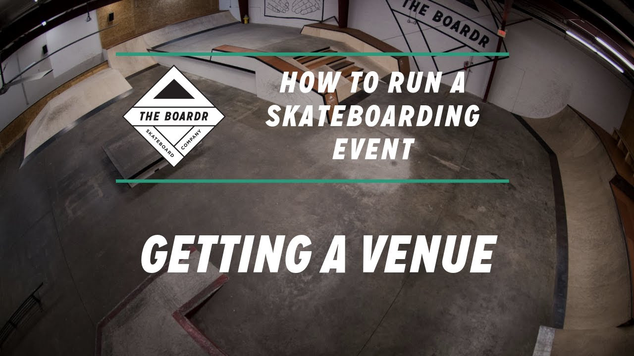 In this segment, we review everything from location to terrain to crowd room, and how important these things are in considering your venue.<br /><br />Check the entire series here: https://theboardr.com/post/How_To_Run_a_Skateboarding_Event<br /><br />About this Series:<br /><br />Before we started The Boardr years ago, we ran events with Skatepark of Tampa for nearly two decades. We're still trying to improve everything we're doing, including evolving along with skateboarding and staying true to core values.<br /><br />We took some time to document everything from our playbook for a successful event in hopes that you or your organization can throw some fun and organized skateboarding events of your own. Whether large or small, existing or something you're planning for the future, we hope this detailed series covering all the major topics of running a skateboarding contest helps.<br /><br />If you have any questions or want our help in making your skateboarding event as professional and fun as it can be, hit us up at help@theboardr.com.