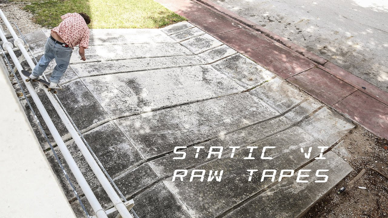 Do you feel that? It's Raw Tapes season again. Static VI Raw Tapes is back and in this 4th episode we head south to balmy Miami during the first of 2 Miami filming trips for the video. The Static crew invited guest Nyle Lovett and Mark Del Negro on the mission and Joel Meinholz battled Mount Boardslide over and over in a brutal must-see battle for the ages. Dive in and get Raw.<br />This new Raw Tapes series showcases footage from the filming of "Static VI", spanning the years of 2016-2023. Alternate angles, unused clips, slams and more, the Raw Tapes series takes you behind the scenes of some of your favorite video projects and shows you who was on the sessions and what went down before and after the makes.<br /><br />Featuring: Nyle Lovett, Brett Weinstein, Mark Del Negro, Trevor Thompson, John Baragwanath, Joel Meinholz and Josh Narvaez<br /><br />Filmed by: Josh Stewart and Jake Todd<br /><br />Snag the Static VI collectible VHS, DVD and more here:<br />https://www.theoriesofatlantis.com/co...<br /><br />Check out the new Theories Brand Spring 25 collection here:<br />https://www.theoriesofatlantis.com/collections/theories-skateboards