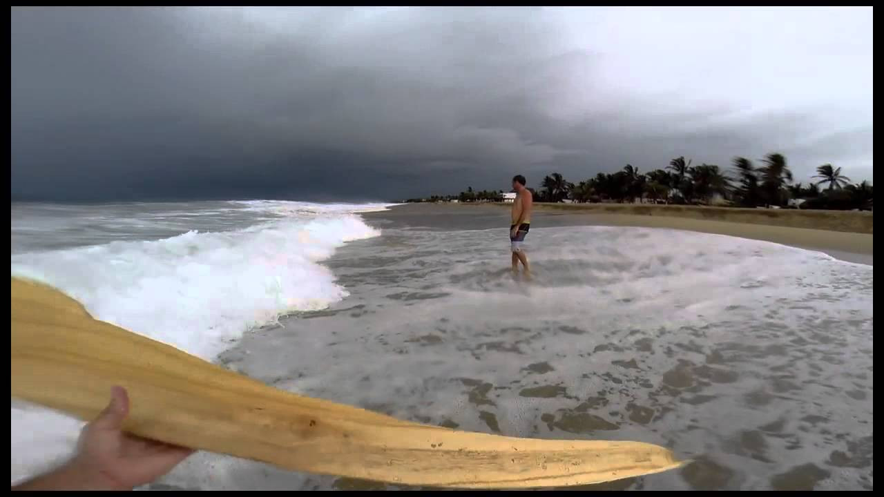 A couple GoPro clips we threw together after a shorebreak session in mainland Mexico with three-time World Champion Tom Curren. Somehow he came across an alaia while bodysurfing...but ended up breaking it in half on his last wave, "Back to nature," said the soft spoken legend of his busted alaia.