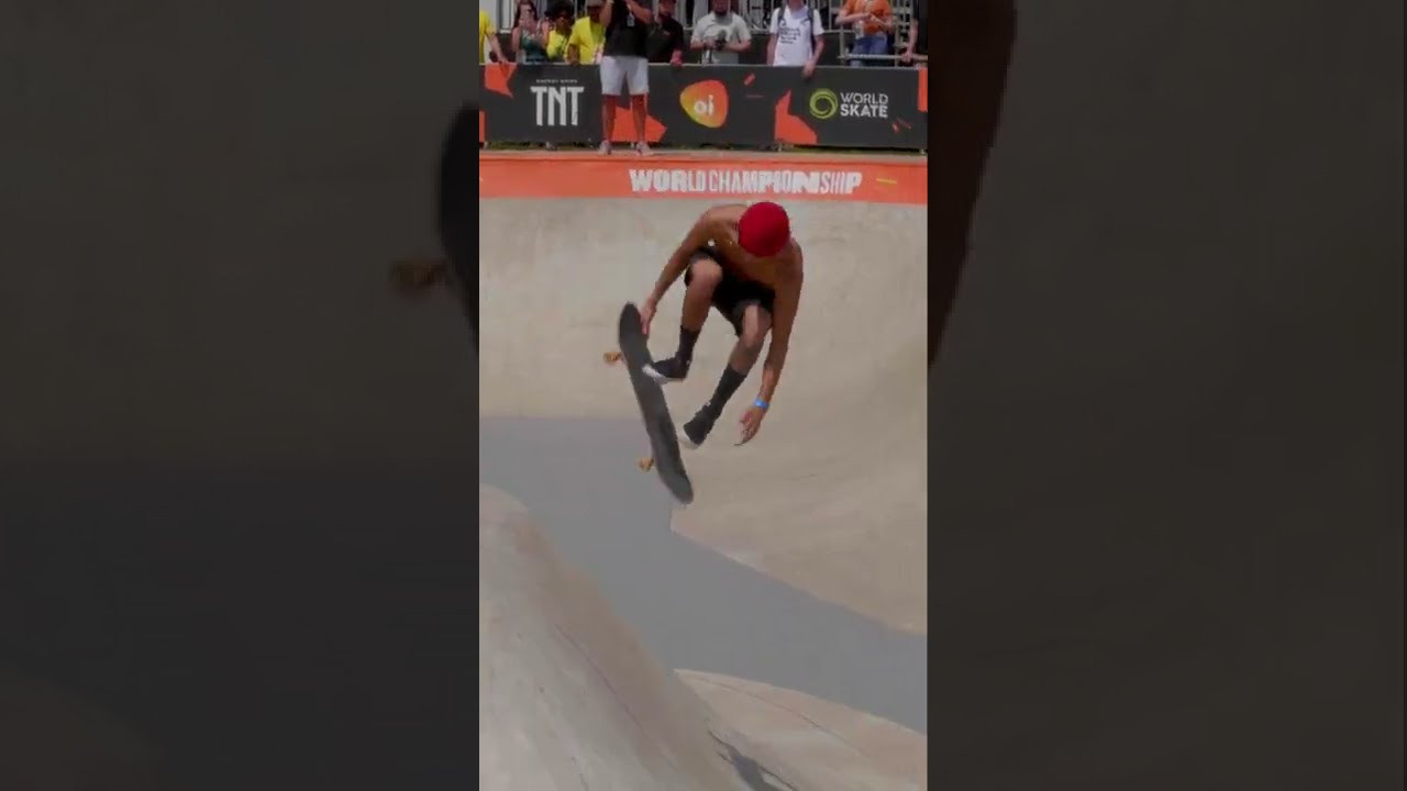Heimana Reynolds puts down an INSANE 360 flip tail-grab to help him win the 2019 Park Skateboarding World Championships in São Paulo!<br /><br />Filmed by Josh Henderson<br /><br />To support USA Skateboarding with a donation, click here: https://usaskateboarding.com/pages/donate<br /><br />SUBSCRIBE to USA SKATEBOARDING: http://youtube.com/c/USASkateboarding...<br />Follow USA Skateboarding on INSTAGRAM: http://instagram.com/usaskateboarding<br />Shop Official USA SKATEBOARDING MERCH: http://usaskateboarding.com<br />Like USA Skateboarding on FACEBOOK: http://facebook.com/usaskateboarding<br />Follow USA Skateboarding on TWITTER: http://twitter.com/usaskateboard <br />Follow USA Skateboarding on TIKTOK: https://www.tiktok.com/@usaskateboarding