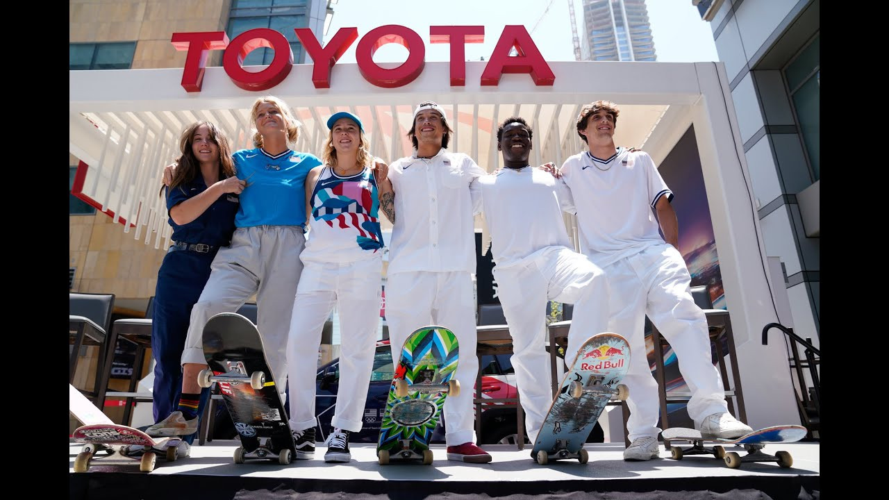 Los Angeles, Calif. (June 21, 2021) — Together with Toyota and sponsors Nike SB, Tech Deck, Jessup Griptape and ProTec Helmets, USA Skateboarding—the U.S. governing body for skateboarding—announced the 12 members who will represent Team USA for the inaugural Olympic Skateboarding team. This historic event was announced today in downtown Los Angeles, California - home to many on the Olympic team and the birthplace of skateboarding. <br /><br />“I’m honored to introduce the first-ever American Olympic Skateboarding team today on Go Skateboarding Day,” said Josh Friedberg, CEO USA Skateboarding. “Skateboarders know what makes our culture special, and we couldn’t ask for a better group of talented athletes to share that with the world during skateboarding’s Olympic debut this summer in Tokyo.”<br /><br />The skaters named to the 2020 Olympic Team include:<br /><br />Men’s Park <br />Cory Juneau (San Diego, CA)<br />Heimana Reynolds (Honolulu, HI)<br />Zion Wright (Jupiter, FL)<br /><br />Women’s Park<br /><br />Brighton Zeuner (Encinitas, CA)<br />Bryce Wettstein (Encinitas, CA)<br />Jordyn Barratt (Haleiwa, HI)<br /><br />Men’s Street <br /><br />Jake Ilardi (Osprey, FL)<br />Jagger Eaton (Mesa, AZ)<br />Nyjah Huston (Laguna Beach, CA) <br /><br />Women’s Street <br /><br />Alana Smith (Mesa, AZ)<br />Alexis Sablone (Old Saybrook, CT)<br />Mariah Duran (Albuquerque, NM)<br /><br />All team nominations are subject to United States Olympic & Paralympic Committee approval. All in-person event participants and attendees will be required to follow USOPC recommended COVID-19 protocols. <br /><br />For more information on events, qualifying and athletes log on to https://usaskateboarding.com or follow @usaskateboarding on social media to stay in the loop for all announcements. Facebook || Instagram || Twitter<br /><br />SUBSCRIBE to USA SKATEBOARDING: http://youtube.com/c/USASkateboarding...<br />Follow USA Skateboarding on INSTAGRAM: http://instagram.com/usaskateboarding<br />Shop Official USA SKATEBOARDING MERCH: http://usaskateboarding.com<br />Like USA Skateboarding on FACEBOOK: http://facebook.com/usaskateboarding<br />Follow USA Skateboarding on TWITTER: http://twitter.com/usaskateboard