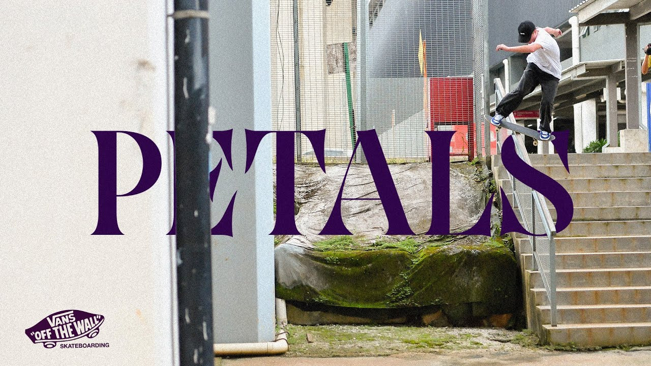 <p>Vans APAC proudly presents Petals, a skateboarding video featuring Australia&rsquo;s Rome Collyer with Rio Morishige, Daiki Hoshino, Rubianda, Eugene Choi, and the rest of the Vans APAC Skate Team. <br><br>Coming from different places around Asia, the crew made their way through Indonesia, South Korea, China, Malaysia and a sprinkle of Singapore. Each of them, as Petals, forming into one flower to represent their similar bond for skateboarding.<br><br>Featuring: Rome Collyer, Rio Morishige, Rubianda, Daiki Hoshino, Eugene Choi, Basral Graito, Toa Sasaki, Hina Maeda, Dede, High Zai, Jojo, Jia Wei, Jia Liang, Sharil Effendy and Fikri Fauzi.<br><br>Filmed by Mark Khor and Joy Suryawan.<br>Additional Filming by Tommy Zhao, BTX and Rubianda.<br>Produced by Elijah Kislevitz, Tommy Zhao and Munir Muhammad.<br>Artwork by Kide Baharudin.<br>Still Photography by Kenji Haruta, Ajiem Serr and Noor Haizan.<br><br>Music:<br>&ldquo;Sun Dance&rdquo; by Mamazu (Featuring Alizarina)<br>&ldquo;Stride On&rdquo; by Talisman<br>&ldquo;Kleinner Trommelbaum&rdquo; by Wolf Muller and Niklas Wandt<br>&ldquo;An Najma&rdquo; by Ali (Feat Adam Halliwell)<br>&ldquo;Dewbow&rdquo; by Kuunatic<br>&ldquo;Modern Dance Craze&rdquo; by Fishfood (Andy Fairley)<br>&ldquo;The Great Wall of Aria (Isolated Guitar)&rdquo; by Maggot<br>&ldquo;Water&rdquo; by Me</p>