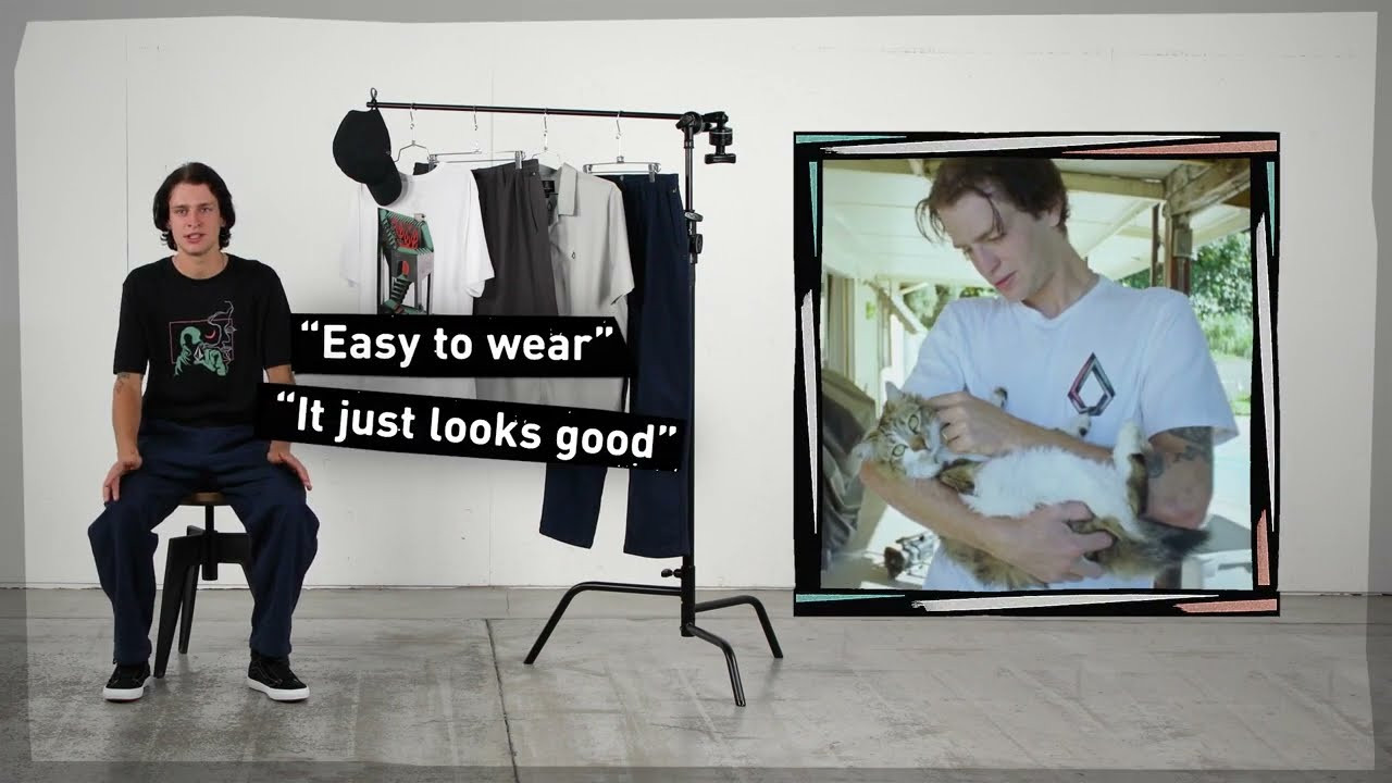 Axel Cruysberghs talks through his signature tee and pant from Volcom team vitals. His 'Skate Vitals Axel Loose Tapered Pants' were built to perform on and off your board. The 'Skate Vitals Axel Short Sleeve Tee' is made from ultra-soft and breathable medium weight organic cotton, this tee is effortlessly comfortable whether you're bombing hills or busy with quick feet.<br />Check out Axel's tee & pants and the rest of the team vitals: https://vol.cm/vtvskate