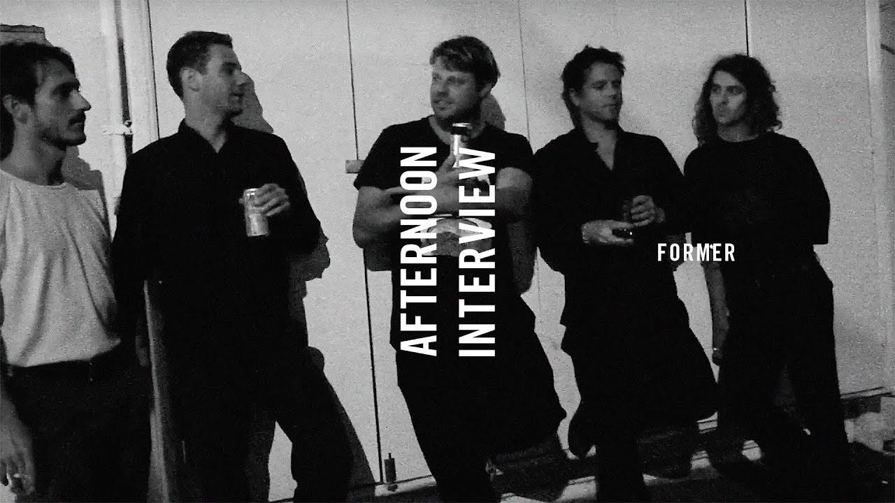 We walked into Former's Chinatown studio a little early. Dane was lodged behind a monitor editing his "Premium Violence" part that was to premiere later that night. Austyn Gillette was shirtless and washing the windows while Craig filmed him with his phone. Warren Smith and Grady Archbold tinkered with the displays for their upcoming Pop Up Shop. This was a team. Former has officially destroyed all that once was of the "industry" brand and are doing it their way. And it was all on display Friday night in Los Angeles for the release of their new range and Dane's new part, accompanied with a performance by Destruction Unit. Every detail. Big and small is them. And it is exactly what surfing and skateboarding need. Fresh ideas. Fresh thinking. And good surfing and skating. <br /><br />We caught up with them, all at once in fact — Craig Anderson, Dane Reynolds, Austyn Gillette, Warren Smith and Jake Anderson — for this new Afternoon Interview, which happened a little later than afternoon.