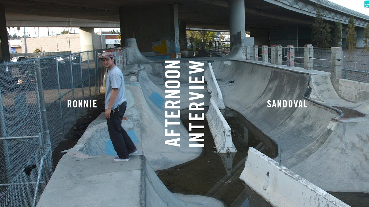 You don’t get to go pro for Krooked unless Mark Gonzales says so. And he said so for Ronnie Sandoval. Ronnie was bred at the world famous Channel Street Park in San Pedro (which is in danger of going away forever as you’ll see). And might be one of the craziest tranny skaters around right now. He’s a skaters skater. Real. Genuine. And constantly trying to convert all the fucking scooter kids into skaters.<br /><br />We caught up with him in his hometown and learned he’s one of the raddest dudes we’ve ever hung with.