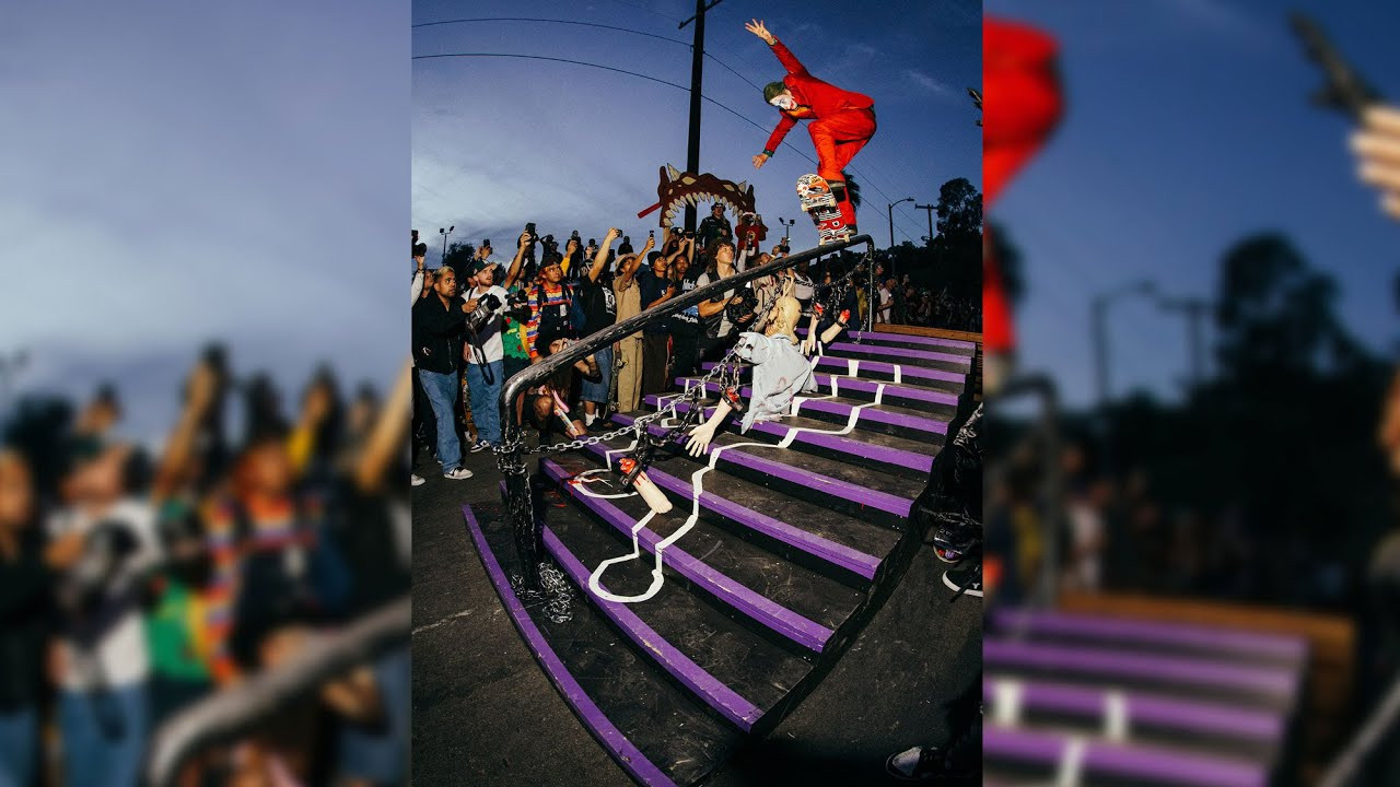 The most anticipated hill bomb of the year was resurrected over the weekend in Los Angeles, California where hundreds of skate rats donned costumes and padded the sidelines to contain the mayhem. Six years running strong, the Halloween Hellbomb has morphed from a grassroots-level gathering of hill bombers to a cornerstone event that's looked forward to each year. Making their appearance most notable were Dern brothers Kanaan and Dalton, Dylan Witkin, Taylor Kirby, Josh Douglas, and ruler of the underground Greyson Fletcher. Cheers to Hellbomb committee members Austin Leleu, Bobby Bils, Kyle Walsh, Cory Keen, and everyone else involved for pulling another hell-raising event.<br /><br />Filmed by Collin Schwartz and Nick Hanson<br /><br />Subscribe to the Platfrm channel!<br />https://bit.ly/4aScSzM<br /><br />Follow us on:<br />TikTok: https://www.tiktok.com/@the_platfrm<br />Instagram: http://instagram.com/theplatfrm<br />Facebook: http://facebook.com/theplatfrm<br />Twitter: http://twitter.com/the_platfrm