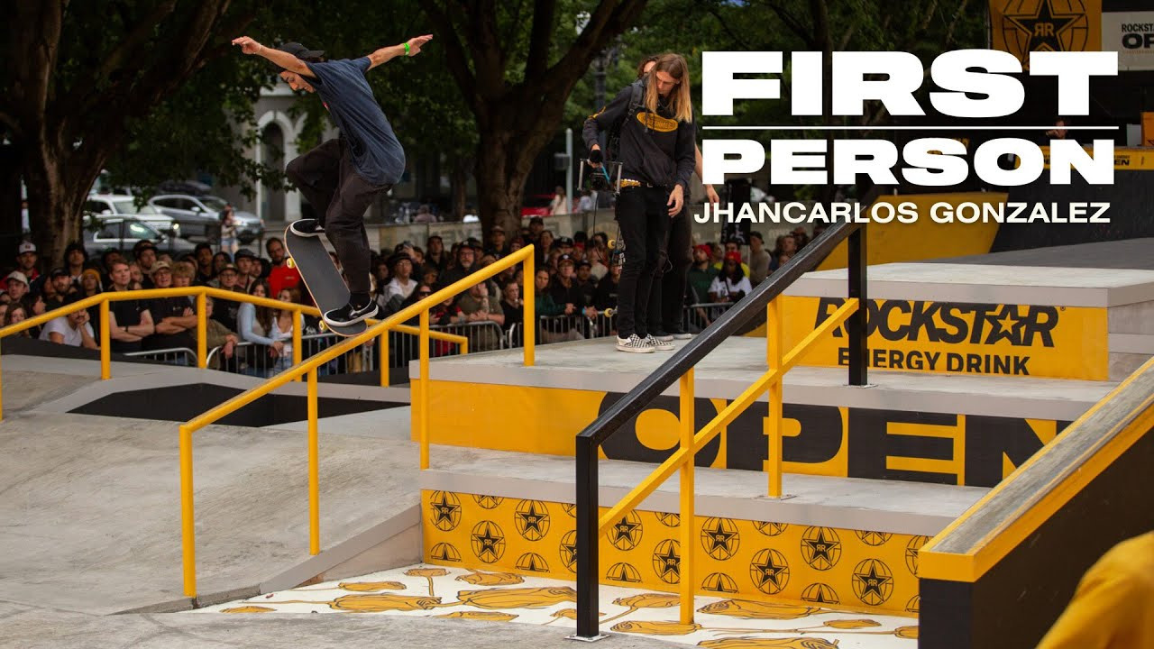 Introducing First Person, a new video series that gives a skateboarder's perspective in competitions, street missions, filming video parts, and more. To start the new series, we look at Jhancarlos Gonzalez and his big payday during the cash for tricks street jam at the Rockstar Energy Open in Portland, Oregon. The Colombian skateboarder rattles off trick after trick, leaving Chris Robert asking, “Someone count the tricks,” all while lining his pockets with cash. Watch all the hammers stomped and hear from Jhancarlos directly about the importance of street skateboarding. #platfrm <br /><br />Subscribe to the Platfrm channel!<br />https://bit.ly/4aScSzM<br /><br />Follow us on:<br />TikTok: https://www.tiktok.com/@the_platfrm<br />Instagram: http://instagram.com/theplatfrm<br />Facebook: http://facebook.com/theplatfrm<br />Twitter: http://twitter.com/the_platfrm