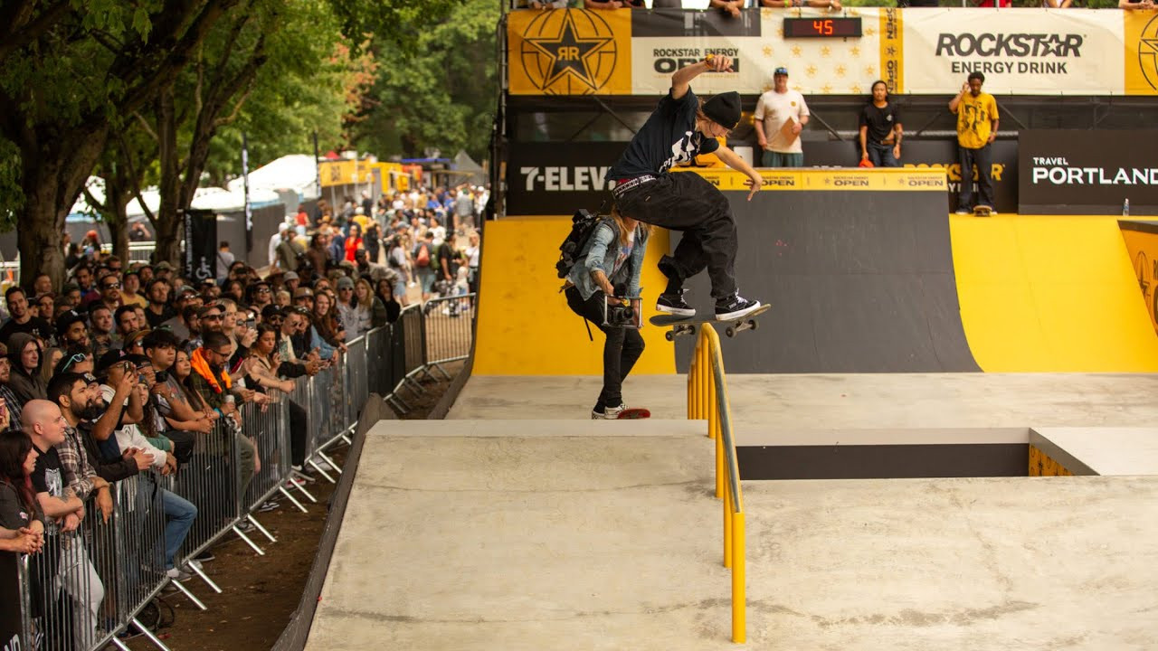 After riding out a rollercoaster of a final with rookie Lazer Crawford in First Person, we now present all the hammers that went down in the men's street competition at the Rockstar Energy Open. Watch clips of Dasawn Jordan, Chris Joslin, Maurio McCoy, Cordano Russell, Vincent Milou, Jhancarlos Gonzalez, Jake Ilardi, Braden Hoban, Kelvin Hoefler and Lazer Crawford in the highlight video above. #skateboarding #platfrm <br /><br />Subscribe to the Platfrm channel!<br />https://bit.ly/4aScSzM<br /><br />Follow us on:<br />TikTok: https://www.tiktok.com/@the_platfrm<br />Instagram: http://instagram.com/theplatfrm<br />Facebook: http://facebook.com/theplatfrm<br />Twitter: http://twitter.com/the_platfrm