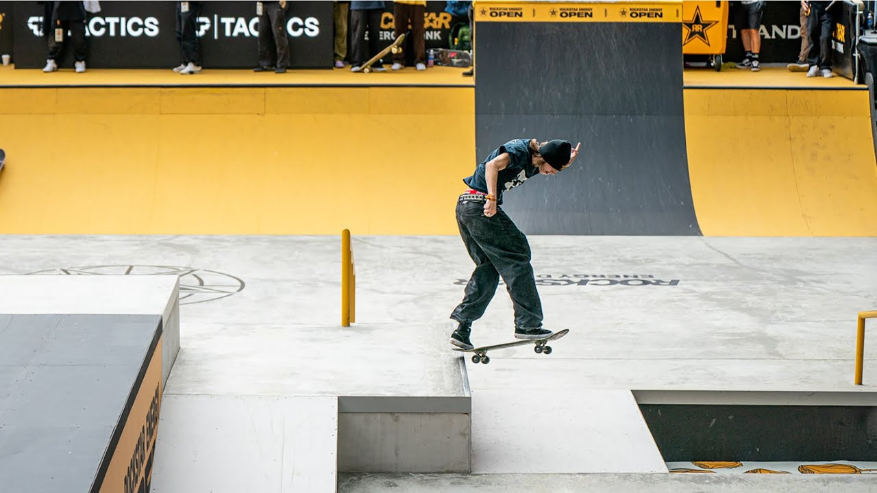 Gaze in awe at the top-tier skateboarding that took place at the inaugural 2024 Rockstar Energy Open from Waterfront Park in Portland, Oregon. All course and venue angles were covered with steady hands from lensmen Riki Bedenbaugh, Lee Dupont, Chris Gregson, Collin Schwartz, TJ Gaskill, Nick Hanson, Tom Harden, Jon Humphries, Ira Ingram, and ace drone pilot Aaron Jessee. Watch over seven minutes of slow-motion action of Tyson Bowerbank, Chris Joslin, Jake Ilardi, Lazer Crawford, Chris Russell, Kieran Woolley, Aoi Uemura, Yurin Fujii, Lilly Erickson, and plenty more in The Rollout montage above.<br /><br />Subscribe to the Platfrm channel!<br />https://bit.ly/4aScSzM<br /><br />Follow us on:<br />TikTok: https://www.tiktok.com/@the_platfrm<br />Instagram: http://instagram.com/theplatfrm<br />Facebook: http://facebook.com/theplatfrm<br />Twitter: http://twitter.com/the_platfrm