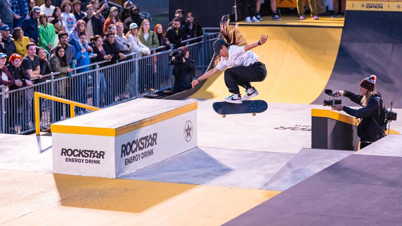 Here are the top eight Rockstar Energy women’s street semi-finalists you can expect to see on Sunday’s finals. The top three qualifying spots were Miyu Ito, Pamela Rosa, and Secret Lynn. #platfrm #rockstarenergyopen<br /><br />Subscribe to the Platfrm channel!<br />https://bit.ly/4aScSzM<br /><br />Follow us on:<br />TikTok: https://www.tiktok.com/@the_platfrm<br />Instagram: http://instagram.com/theplatfrm<br />Facebook: http://facebook.com/theplatfrm<br />Twitter: http://twitter.com/the_platfrm