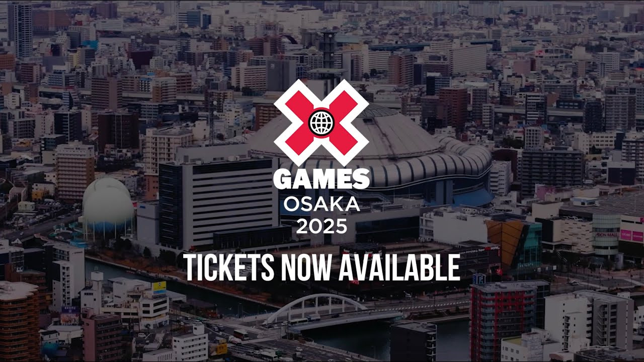 #XGamesOsaka 2025 tickets on sale now! 🎫<br /><br />For the first time ever, we're heading to Osaka, Japan and we're bringing some of the world's best action sports athletes with us. Secure your tickets now to experience all the action in person!<br /><br />📆 June 20-22 (tickets only available on 6/21 & 6/22)<br />📍 Osaka, Japan<br />🖥️ More info on xgames.com<br /><br />********<br /><br />#XGamesOsaka 2025 チケット発売開始🎫<br /><br />西日本初上陸！世界最高峰のアクションスポーツの国際競技会。スケートボード、BMX、Moto Xの世界トップアスリートが大阪に集結する。<br /><br />📆 6月20日〜22日（一般入場は21日と22日のみ）<br />📍 京セラドーム大阪<br />🖥️ 詳細は xgamesjapan.com<br /><br />____<br /><br />X Games — your destination for all things action sports, music, lifestyle and everything in between. <br /><br />Visit our official homepage at http://xgames.com for more coverage and highlights.<br /><br />SUBSCRIBE: https://www.youtube.com/XGames<br /><br />Check us on Social @XGames:<br />Instagram ► https://instagram.com/xgames<br />TikTok ► https://www.tiktok.com/@XGames<br />Twitter ► https://twitter.com/xgames<br />Facebook ► https://facebook.com/XGames<br />Twitch ► https://www.twitch.tv/xgames<br />Snapchat ► @xgames<br />Text Us! ► (772) 494-2637<br /><br />Thanks for watching #XGames!