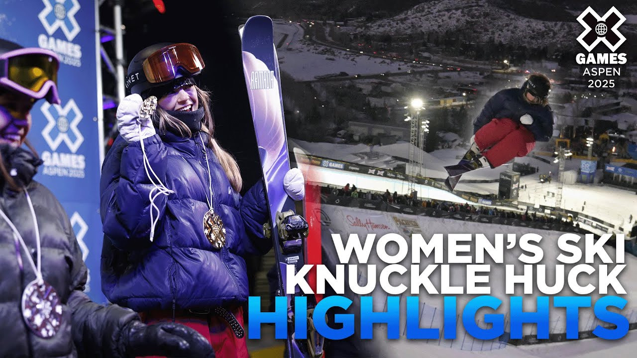 Watch the Women’s Ski Knuckle Huck highlights from X Games Aspen 2025!<br /><br />The Knuckle Huck discipline uses the same course as the Big Air jump, however instead of hitting the jump, athletes utilize the rollover or “knuckle” to throw their most stylish tricks. The women’s final will be a 20-minute jam session where athletes take as many runs as possible and will be ranked based on overall impression.<br /><br />Knuckle Huck is judged on execution and difficulty of maneuvers, variety, progression of attempt, originality and style.<br /><br />Rules at a Glance:<br />1 heat of 8 athletes will compete in a 20 minute Jam Session taking as many runs as time permits. Score is based on overall impression on the judges.<br /><br /><br />____<br /><br />X Games — your destination for all things action sports, music, lifestyle and everything in between. <br /><br />Visit our official homepage at http://xgames.com for more coverage and highlights.<br /><br />SUBSCRIBE: https://www.youtube.com/XGames<br /><br />Check us on Social @XGames:<br />Instagram ► https://instagram.com/xgames<br />TikTok ► https://www.tiktok.com/@XGames<br />Twitter ► https://twitter.com/xgames<br />Facebook ► https://facebook.com/XGames<br />Twitch ► https://www.twitch.tv/xgames<br />Snapchat ► @xgames<br />Text Us! ► (772) 494-2637<br /><br />Thanks for watching #XGames!