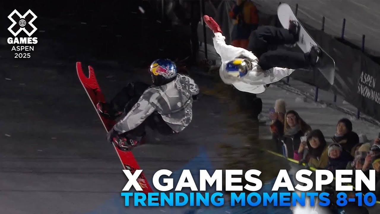 We're looking back at the Top 10 moments from X Games Aspen 2025! From never-been-done tricks in Snowboard Knuckle Huck, to total Superpipe annihilation, there was no shortage of action in Aspen this year and we want to relive it all. What was your favorite moment?<br /><br />00:00 - #10: Men's Snowboard Knuckle Huck<br />04:40 - #9: Women's Ski SuperPipe<br />06:55 - #8: Men's Snowboard SuperPipe<br /><br />#snowboarding #skiiing #xgames #xgamesaspen <br />____<br /><br />X Games — your destination for all things action sports, music, lifestyle and everything in between. <br /><br />Visit our official homepage at http://xgames.com for more coverage and highlights.<br /><br />SUBSCRIBE: https://www.youtube.com/XGames<br /><br />Check us on Social @XGames:<br />Instagram ► https://instagram.com/xgames<br />TikTok ► https://www.tiktok.com/@XGames<br />Twitter ► https://twitter.com/xgames<br />Facebook ► https://facebook.com/XGames<br />Twitch ► https://www.twitch.tv/xgames<br />Snapchat ► @xgames<br />Text Us! ► (772) 494-2637<br /><br />Thanks for watching #XGames!