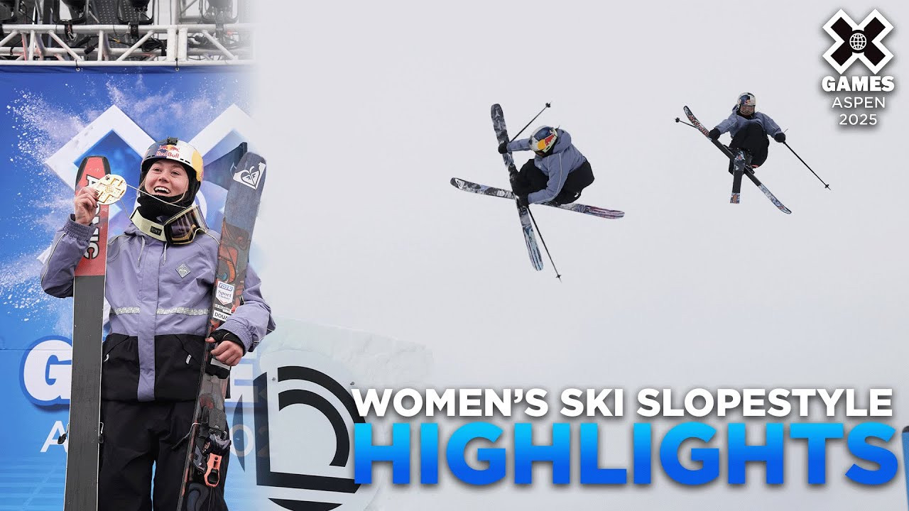 Watch the Women’s Ski Slopestyle highlights from X Games Aspen 2025!<br /><br />The Slopestyle course is approximately 1,700 feet long with six features and a vertical drop of 290 feet. The top of the course will test the athletes rail prowess with three different rail-based features. Then the remaining three booters will show off their jump skills. In the men’s and women’s finals, riders will have three chances to put together their best runs.<br /><br />Slopestyle is judged on progression, execution, difficulty, variety and amplitude.<br /><br />Rules at Glance:<br />Playoffs: 1 heat of 8 riders, 2 runs each. The best attempt will count as their score. The top 4 scorers will move on to the final.<br />Final: 1 Heat of 4, 2 runs each, riders best single score wins.<br /><br /><br />____<br /><br />X Games — your destination for all things action sports, music, lifestyle and everything in between. <br /><br />Visit our official homepage at http://xgames.com for more coverage and highlights.<br /><br />SUBSCRIBE: https://www.youtube.com/XGames<br /><br />Check us on Social @XGames:<br />Instagram ► https://instagram.com/xgames<br />TikTok ► https://www.tiktok.com/@XGames<br />Twitter ► https://twitter.com/xgames<br />Facebook ► https://facebook.com/XGames<br />Twitch ► https://www.twitch.tv/xgames<br />Snapchat ► @xgames<br />Text Us! ► (772) 494-2637<br /><br />Thanks for watching #XGames!