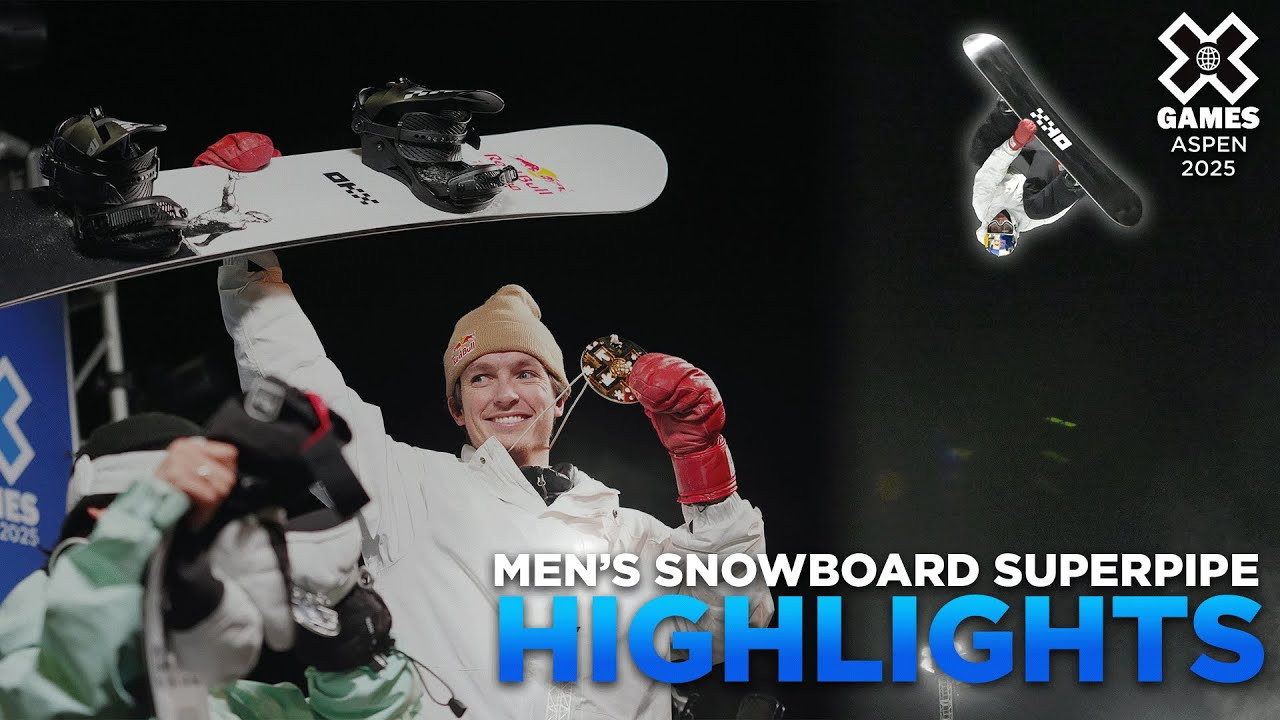 Watch the Monster Energy Men’s Snowboard SuperPipe highlights from X Games Aspen 2025!<br /><br />The X Games SuperPipe is approximately 567 feet long and 66 feet wide, with 22-foot walls. Snowboarders link tricks from wall to wall, attempting to get the most amplitude and maintain flow between tricks. In the men's and women’s finals, each rider will have three runs to link their best tricks. <br /><br />SuperPipe is judged on progression, execution, difficulty, variety and amplitude.<br /><br />Rules at Glance:<br />Playoffs: 1 heat of 8 riders, 2 runs each. The top 4 riders will get 2 more runs, with the best attempt counting as their score.<br />Final: 1 Heat of 4, 2 runs each, riders best single score wins.<br /><br />#xgames #snowboarding #xgamesaspen <br />____<br /><br />X Games — your destination for all things action sports, music, lifestyle and everything in between. <br /><br />Visit our official homepage at http://xgames.com for more coverage and highlights.<br /><br />SUBSCRIBE: https://www.youtube.com/XGames<br /><br />Check us on Social @XGames:<br />Instagram ► https://instagram.com/xgames<br />TikTok ► https://www.tiktok.com/@XGames<br />Twitter ► https://twitter.com/xgames<br />Facebook ► https://facebook.com/XGames<br />Twitch ► https://www.twitch.tv/xgames<br />Snapchat ► @xgames<br />Text Us! ► (772) 494-2637<br /><br />Thanks for watching #XGames!