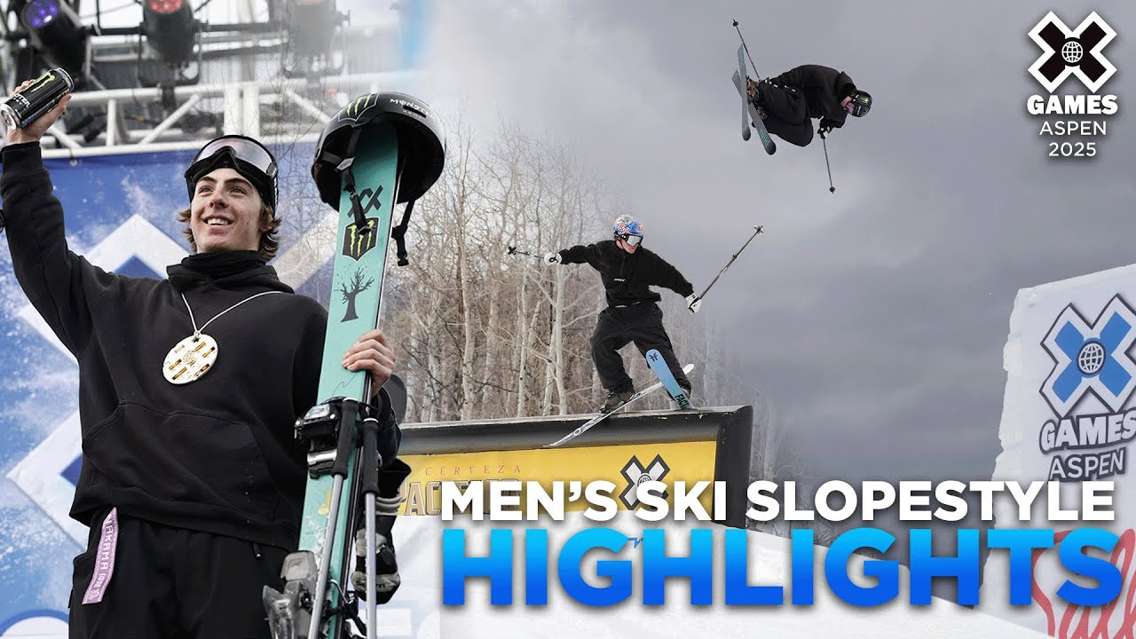 Watch the Men’s Ski Slopestyle highlights from X Games Aspen 2025!<br /><br />The Slopestyle course is approximately 1,700 feet long with six features and a vertical drop of 290 feet. The top of the course will test the athletes rail prowess with three different rail-based features. Then the remaining three booters will show off their jump skills. In the men’s and women’s finals, riders will have three chances to put together their best runs.<br /><br />Slopestyle is judged on progression, execution, difficulty, variety and amplitude.<br /><br />Rules at Glance:<br />Playoffs: 1 heat of 10 riders, 2 runs each. The best attempt will count as their score.<br />Final: 1 Heat of 5, 2 runs each, riders best single score wins.<br /><br /><br />____<br /><br />X Games — your destination for all things action sports, music, lifestyle and everything in between. <br /><br />Visit our official homepage at http://xgames.com for more coverage and highlights.<br /><br />SUBSCRIBE: https://www.youtube.com/XGames<br /><br />Check us on Social @XGames:<br />Instagram ► https://instagram.com/xgames<br />TikTok ► https://www.tiktok.com/@XGames<br />Twitter ► https://twitter.com/xgames<br />Facebook ► https://facebook.com/XGames<br />Twitch ► https://www.twitch.tv/xgames<br />Snapchat ► @xgames<br />Text Us! ► (772) 494-2637<br /><br />Thanks for watching #XGames!
