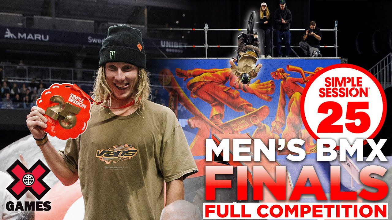 Simple Session is back at Unibet Arena in Tallinn, Estonia – celebrating its massive 25-year anniversary! A quarter-century of mind-blowing skateboarding, unforgettable moments, and a global community of skaters pushing the limits.<br /><br />BMX Finals:<br />12 riders, each rider has two individual 1-minute runs (best run counts).<br /><br />The riders are judged on flow, style, creativity, use of course, amplitude/height, number of tricks shown in their run, originality, difficulty of tricks, NBD’s, consistency, variety of tricks, control of tricks, skateboard control, landings, execution & crashes/foot-downs/perfect runs.<br /><br />The Skateboarding and BMX jury will both consist of international experts in the disciplines.<br /><br />Riders:<br />Ezequiel Helmreich<br />Stuart Chisholm<br />Boyd Hilder<br />Miller Temple<br />Kaede Ozawa<br />Ernests Zebolds<br />Jack Clark<br />Joji Mizogaki<br />Levi Weidmann<br />Santiago Laverde<br />Matt Ray<br />Jose Cedano<br />Dylan Hessey<br />Rim Nakamura<br />Jordan Clark<br /><br />Follow Simple Sessions:<br />https://www.instagram.com/simplesession/<br /><br />#simplesession #skateboarding #bmx #XGames <br />____<br /><br />X Games — your destination for all things action sports, music, lifestyle and everything in between. <br /><br />Visit our official homepage at http://xgames.com for more coverage and highlights.<br /><br />SUBSCRIBE: https://www.youtube.com/XGames<br /><br />Check us on Social @XGames:<br />Instagram ► https://instagram.com/xgames<br />TikTok ► https://www.tiktok.com/@XGames<br />Twitter ► https://twitter.com/xgames<br />Facebook ► https://facebook.com/XGames<br />Twitch ► https://www.twitch.tv/xgames<br />Snapchat ► @xgames<br />Text Us! ► (772) 494-2637<br /><br />Thanks for watching #XGames!