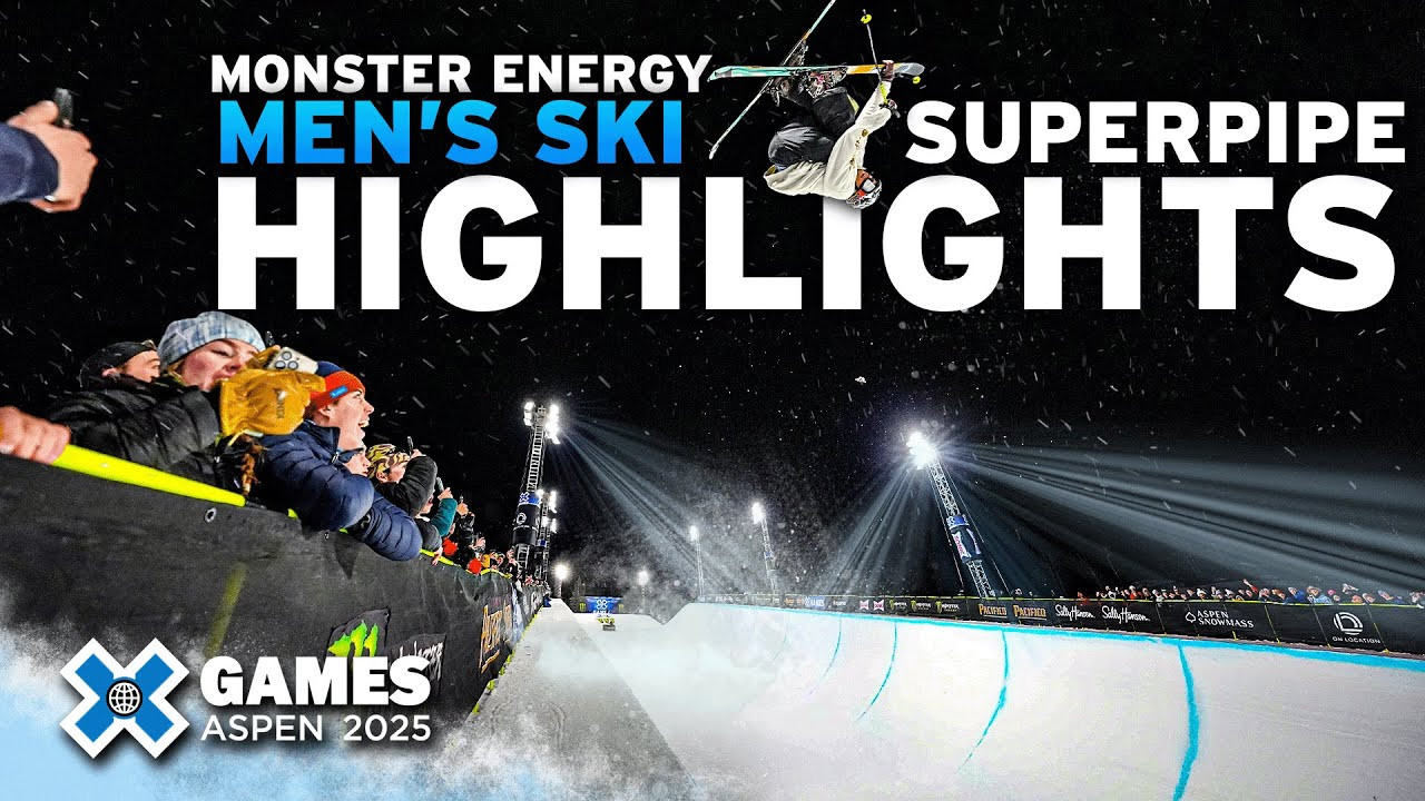 Watch the Monster Energy Men’s Ski SuperPipe highlights from X Games Aspen 2025!<br /><br />The X Games SuperPipe is approximately 567 feet long and 66 feet wide, with 22-foot walls. Skiers link tricks from wall to wall, attempting to get the most amplitude and maintain flow between tricks. In the men's and women’s finals, each rider will have three runs to link their best tricks. <br /><br />SuperPipe is judged on progression, execution, difficulty, variety and amplitude.<br /><br />Rules at Glance:<br />Playoffs: 1 heat of 8 riders, 2 runs each. The top 4 riders will get 2 more runs, with the best attempt counting as their score.<br />Final: 1 Heat of 4, 2 runs each, riders best single score wins.<br /><br />WATCH LIVE & FREE ON ROKU:<br />Join us for the ultimate celebration of action sports! For the full X Games Aspen 2025 schedule, click here: xgames.com/howtowatch <br /><br />#XGames #XGamesAspen #skiing<br />____<br /><br />X Games — your destination for all things action sports, music, lifestyle and everything in between. <br /><br />Visit our official homepage at http://xgames.com for more coverage and highlights.<br /><br />SUBSCRIBE: https://www.youtube.com/XGames<br /><br />Check us on Social @XGames:<br />Instagram ► https://instagram.com/xgames<br />TikTok ► https://www.tiktok.com/@XGames<br />Twitter ► https://twitter.com/xgames<br />Facebook ► https://facebook.com/XGames<br />Twitch ► https://www.twitch.tv/xgames<br />Snapchat ► @xgames<br />Text Us! ► (772) 494-2637<br /><br />Thanks for watching #XGames!