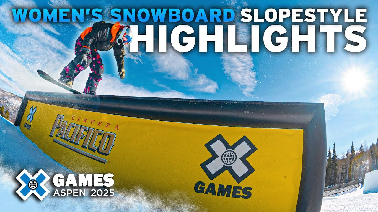 Watch the Women’s Snowboard Slopestyle highlights from X Games Aspen 2025!<br /><br />The Slopestyle course is approximately 1,700 feet long with six features and a vertical drop of 290 feet. The top of the course will test the athletes rail prowess with three different rail-based features. Then the remaining three booters will show off their jump skills. In the men’s and women’s finals, riders will have three chances to put together their best runs.<br /><br />Slopestyle is judged on progression, execution, difficulty, variety and amplitude.<br /><br />Rules at Glance:<br />Playoffs: 1 heat of 8 riders, 2 runs each. The best attempt will count as their score. The top 4 scorers will move on to the final.<br />Final: 1 Heat of 4, 2 runs each, riders best single score wins.<br /><br />WATCH LIVE & FREE ON ROKU:<br />Join us for the ultimate celebration of action sports! For the full X Games Aspen 2025 schedule, click here: xgames.com/howtowatch <br /><br />#XGames #XGamesAspen #snowboarding<br />____<br /><br />X Games — your destination for all things action sports, music, lifestyle and everything in between. <br /><br />Visit our official homepage at http://xgames.com for more coverage and highlights.<br /><br />SUBSCRIBE: https://www.youtube.com/XGames<br /><br />Check us on Social @XGames:<br />Instagram ► https://instagram.com/xgames<br />TikTok ► https://www.tiktok.com/@XGames<br />Twitter ► https://twitter.com/xgames<br />Facebook ► https://facebook.com/XGames<br />Twitch ► https://www.twitch.tv/xgames<br />Snapchat ► @xgames<br />Text Us! ► (772) 494-2637<br /><br />Thanks for watching #XGames!