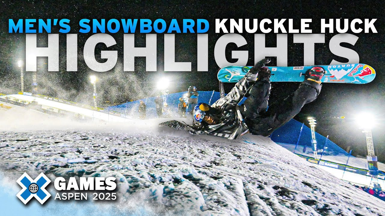 Watch the Men’s Snowboard Knuckle Huck highlights from X Games Aspen 2025!<br /><br />The Knuckle Huck discipline uses the same course as the Big Air jump, however instead of hitting the jump, athletes utilize the rollover or “knuckle” to throw their most stylish tricks. The men’s final will be a 20-minute jam session where athletes take as many runs as possible and will be ranked based on overall impression.<br /><br />Knuckle Huck is judged on execution and difficulty of maneuvers, variety, progression of attempt, originality and style.<br /><br />Rules at a Glance:<br />1 heat of 8 athletes will compete in a 20 minute Jam Session taking as many runs as time permits. Score is based on overall impression on the judges.<br /><br />WATCH LIVE & FREE ON ROKU:<br />Join us for the ultimate celebration of action sports! For the full X Games Aspen 2025 schedule, click here: xgames.com/howtowatch <br /><br />#XGames #XGamesAspen #snowboarding<br />____<br /><br />X Games — your destination for all things action sports, music, lifestyle and everything in between. <br /><br />Visit our official homepage at http://xgames.com for more coverage and highlights.<br /><br />SUBSCRIBE: https://www.youtube.com/XGames<br /><br />Check us on Social @XGames:<br />Instagram ► https://instagram.com/xgames<br />TikTok ► https://www.tiktok.com/@XGames<br />Twitter ► https://twitter.com/xgames<br />Facebook ► https://facebook.com/XGames<br />Twitch ► https://www.twitch.tv/xgames<br />Snapchat ► @xgames<br />Text Us! ► (772) 494-2637<br /><br />Thanks for watching #XGames!