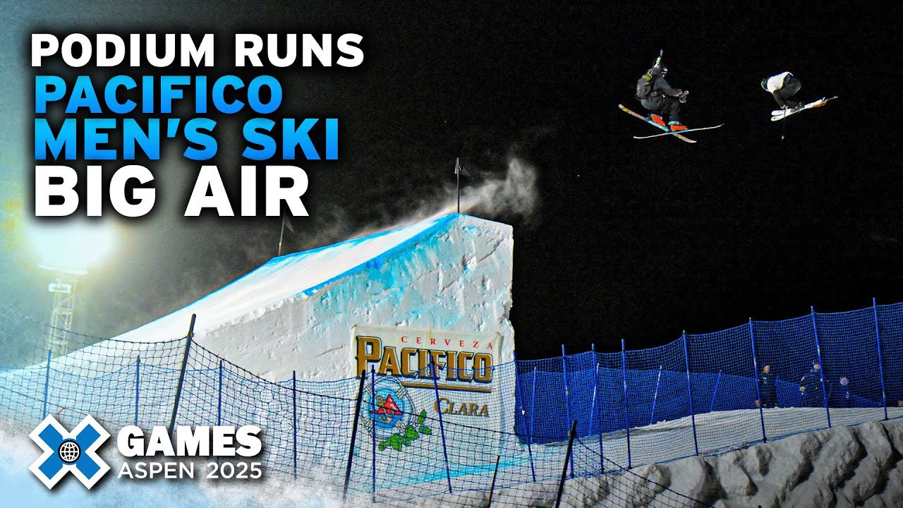Watch the top podium runs from Pacifico Men’s Ski Big Air at X Games Aspen 2025!<br /><br />The Big Air course is approximately 300 feet long and made up of a single 75-foot hybrid jump. Big Air is judged on aggressive execution of maneuvers, degree of difficulty and variety of tricks, originality and style.<br /><br />WATCH LIVE & FREE ON ROKU:<br />Join us for the ultimate celebration of action sports! For the full X Games Aspen 2025 schedule, click here: xgames.com/howtowatch <br /><br />#XGames #XGamesAspen #skiing<br /><br />____<br /><br />X Games — your destination for all things action sports, music, lifestyle and everything in between. <br /><br />Visit our official homepage at http://xgames.com for more coverage and highlights.<br /><br />SUBSCRIBE: https://www.youtube.com/XGames<br /><br />Check us on Social @XGames:<br />Instagram ► https://instagram.com/xgames<br />TikTok ► https://www.tiktok.com/@XGames<br />Twitter ► https://twitter.com/xgames<br />Facebook ► https://facebook.com/XGames<br />Twitch ► https://www.twitch.tv/xgames<br />Snapchat ► @xgames<br />Text Us! ► (772) 494-2637<br /><br />Thanks for watching #XGames!