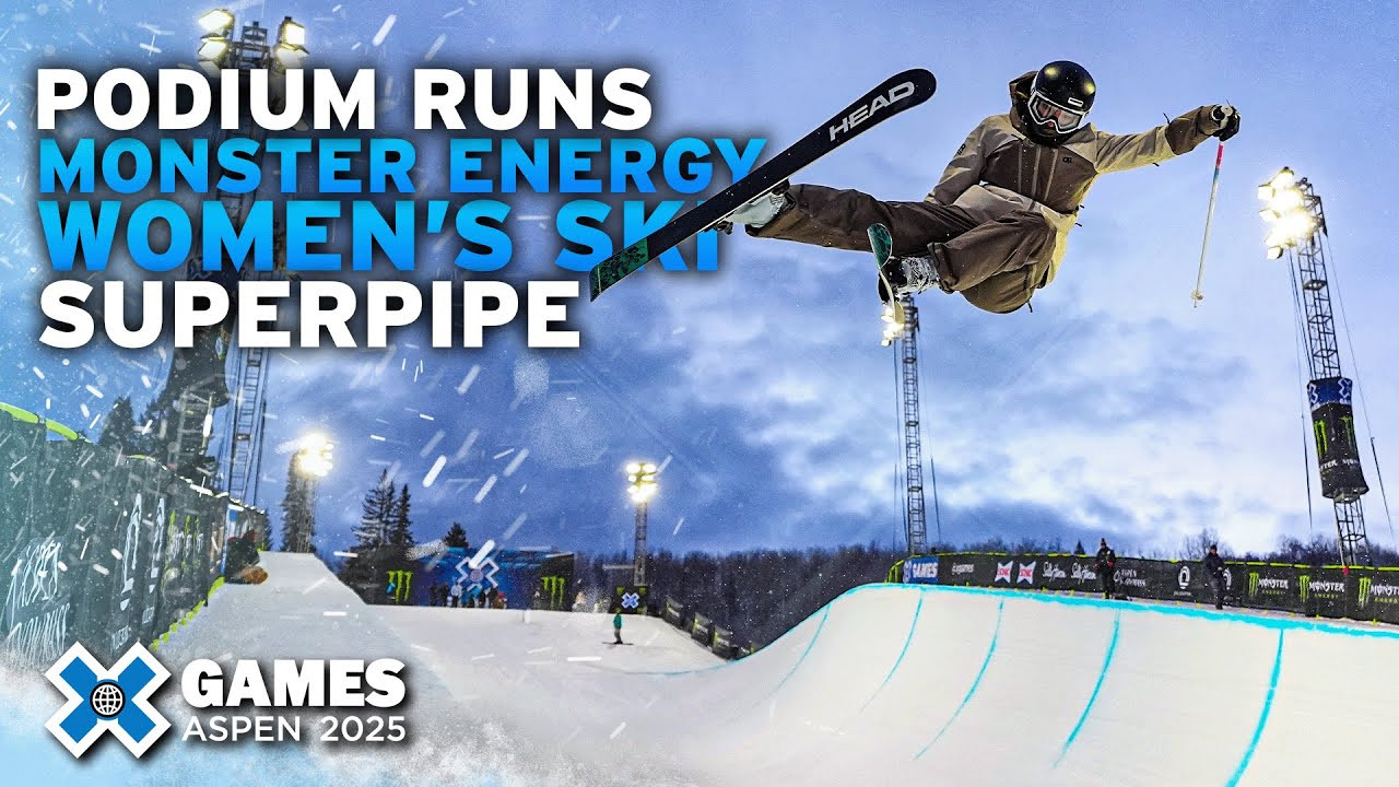 Watch the top podium runs from Monster Energy Women’s Ski SuperPipe at X Games Aspen 2025!<br /><br />How medal event is judged:<br />1 heat of 8 athletes participating in 3 runs each. Best run counts, with the best run ranked 1-8. Judges will rank competitors throughout the contest.<br /><br />#XGames #XGamesAspen #skiing #XGamesAspen2025<br /><br />____<br /><br />X Games — your destination for all things action sports, music, lifestyle and everything in between. <br /><br />Visit our official homepage at http://xgames.com for more coverage and highlights.<br /><br />SUBSCRIBE: https://www.youtube.com/XGames<br /><br />Check us on Social @XGames:<br />Instagram ► https://instagram.com/xgames<br />TikTok ► https://www.tiktok.com/@XGames<br />Twitter ► https://twitter.com/xgames<br />Facebook ► https://facebook.com/XGames<br />Twitch ► https://www.twitch.tv/xgames<br />Snapchat ► @xgames<br />Text Us! ► (772) 494-2637<br /><br />Thanks for watching #XGames!