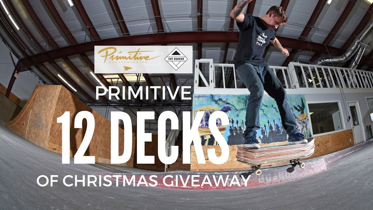 What would you do if you won these 12 decks? We would skate them all at once! Get in on the Primitive 12 Decks of Christmas Giveaway right here: https://theboardr.com/whodat/9<br /><br />Winner will be picked on Christmas Day.