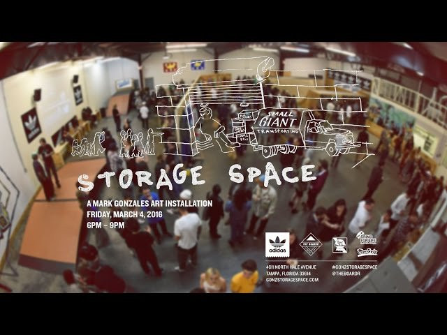What a night. Thanks to everyone who came through. Details about what Gonz Storage Space is are at http://GonzStorageSpace.com<br /><br />Photos and a video documenting putting the show together are here:<br />https://theboardr.com/post/Gonz_Storage_Space_Tampa