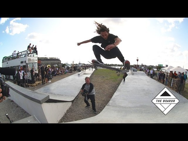 Saturday was at Tivoli, the world's oldest amusement park with a double set that has never been skated. How did they get permission??? That was followed up by a new spot built on the water, The Triangle.<br /><br />Catch all the ripping skateboarding from the best event of the year right here: http://theboardr.com/post/The_Boardr_Am_CPH_OPEN